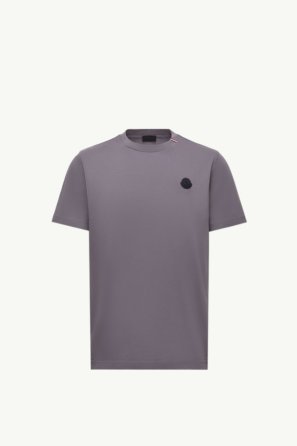 Cotton T-Shirt Men Dark Gray Moncler 2