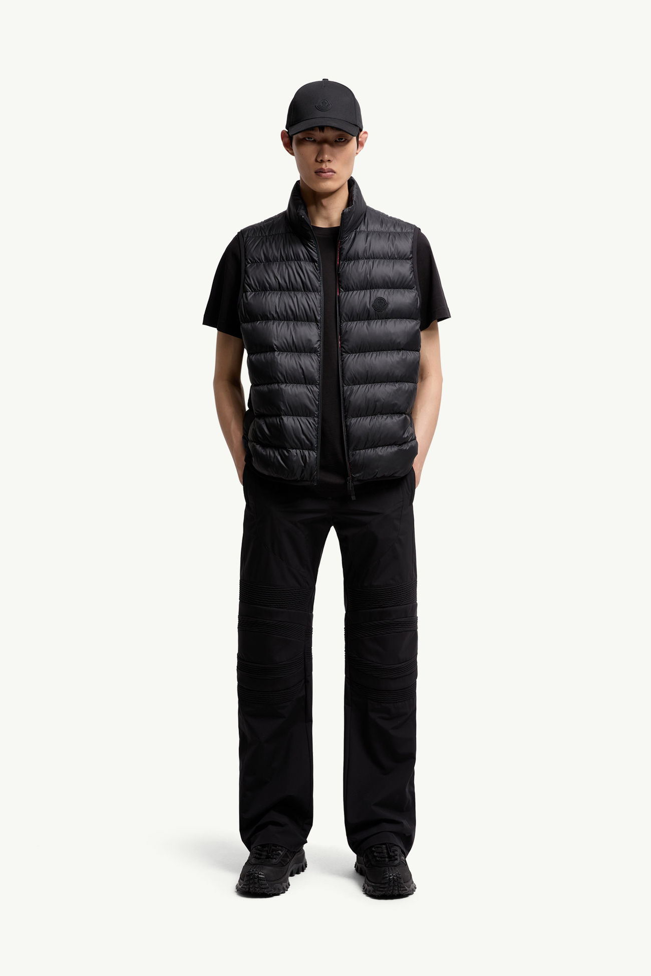 男士棉质T恤 男士 黑色 Moncler 0