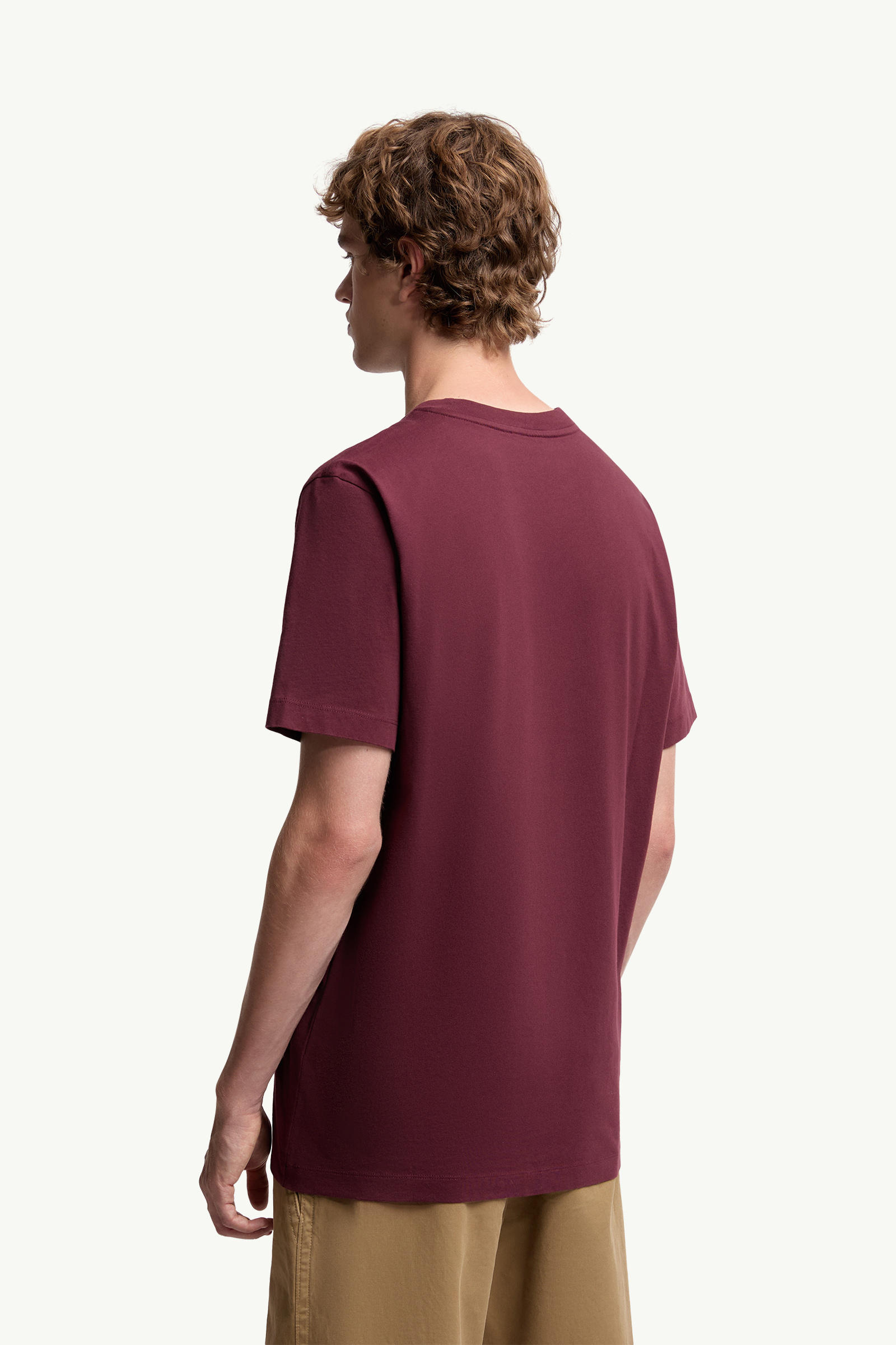 Tシャツ（3枚入） メンズ ホワイト＆ネイビーブルー＆バーガンディ Moncler 4