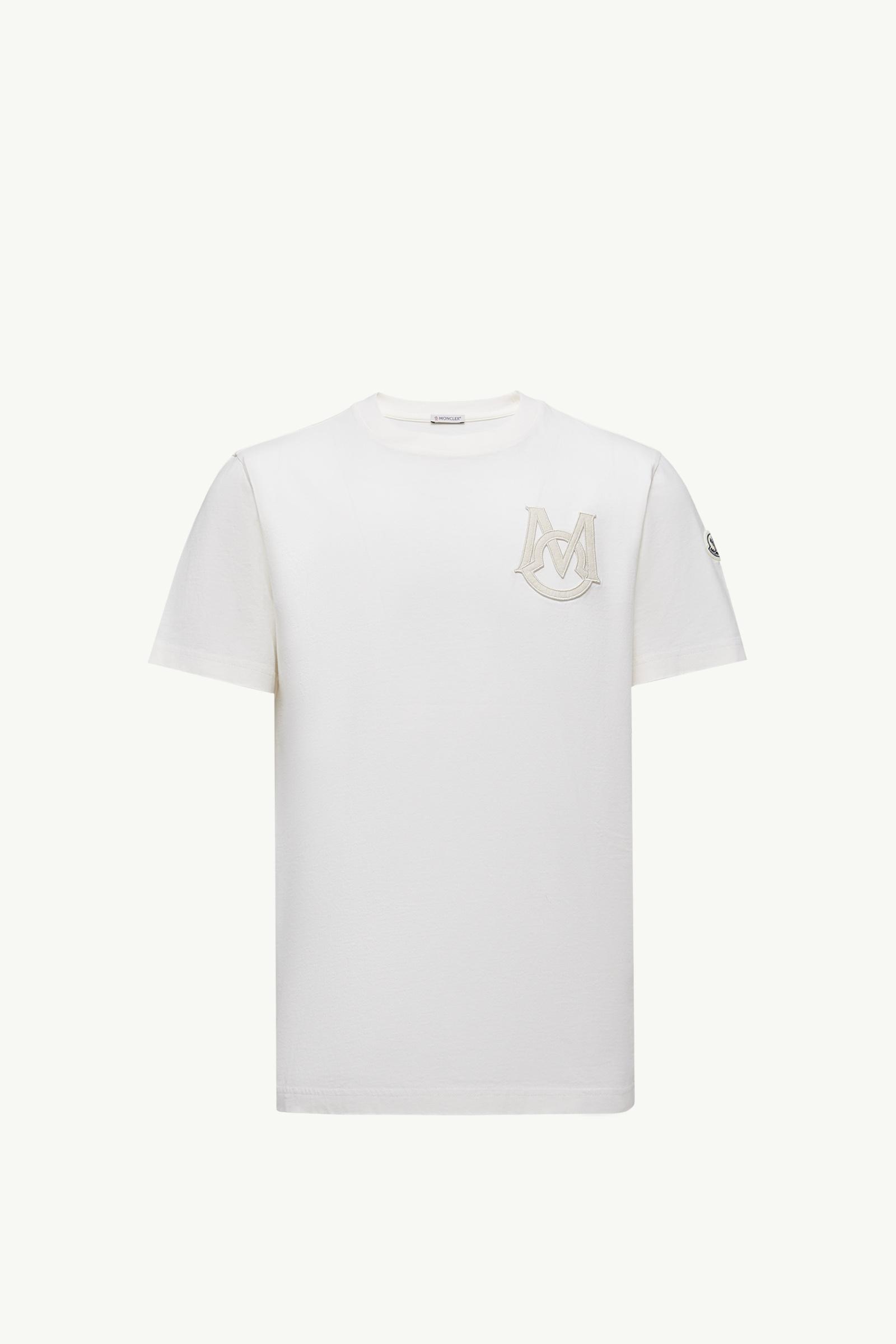 MONCLER ホワイト Tシャツ M Moncler ホワイト Tシャツ M