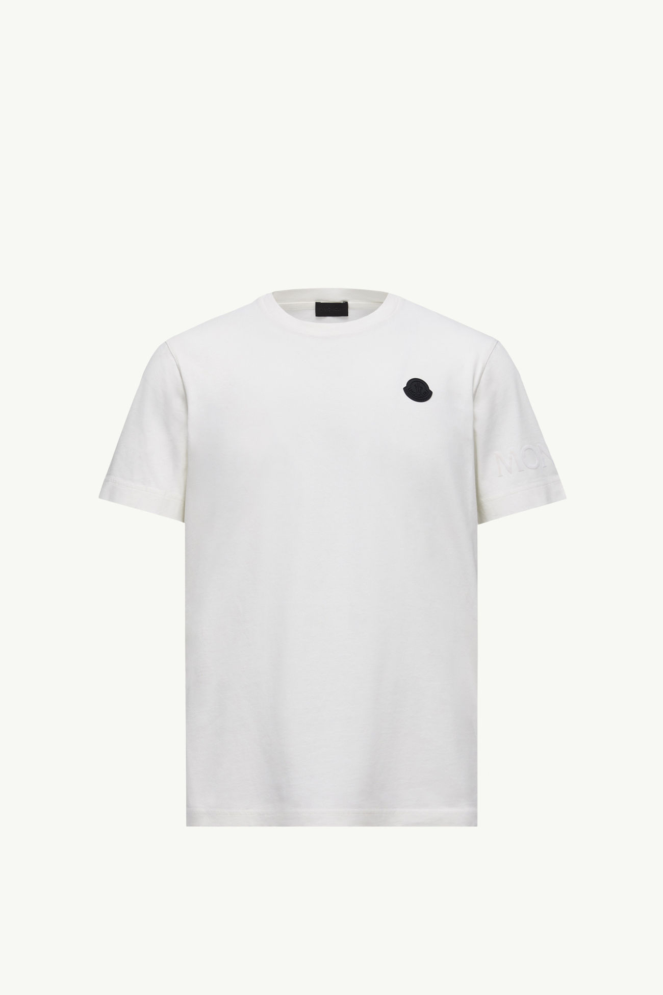 Logo Cotton T-Shirt Men White Moncler 2