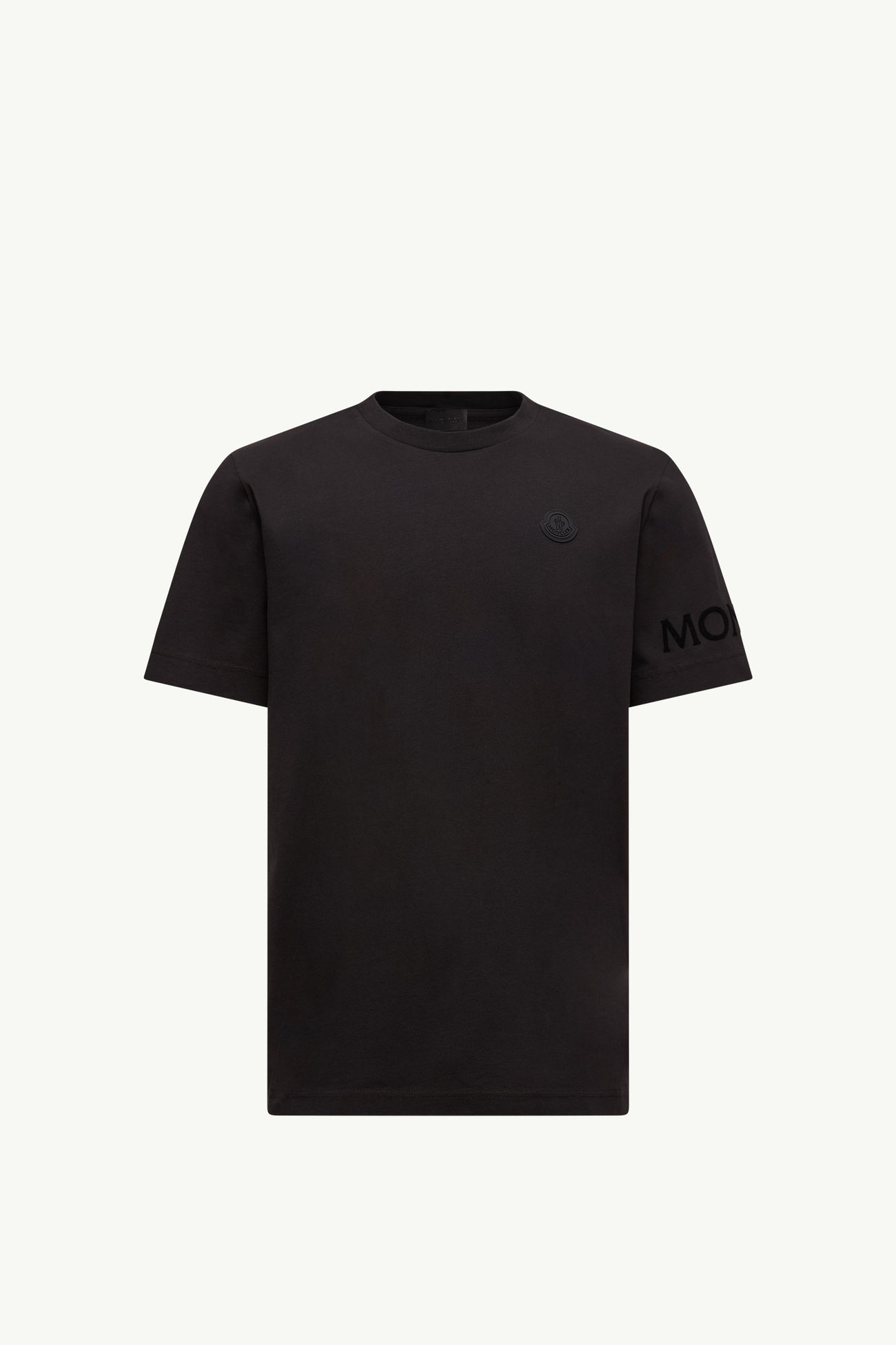 Logo Cotton T-Shirt Men Black Moncler 2