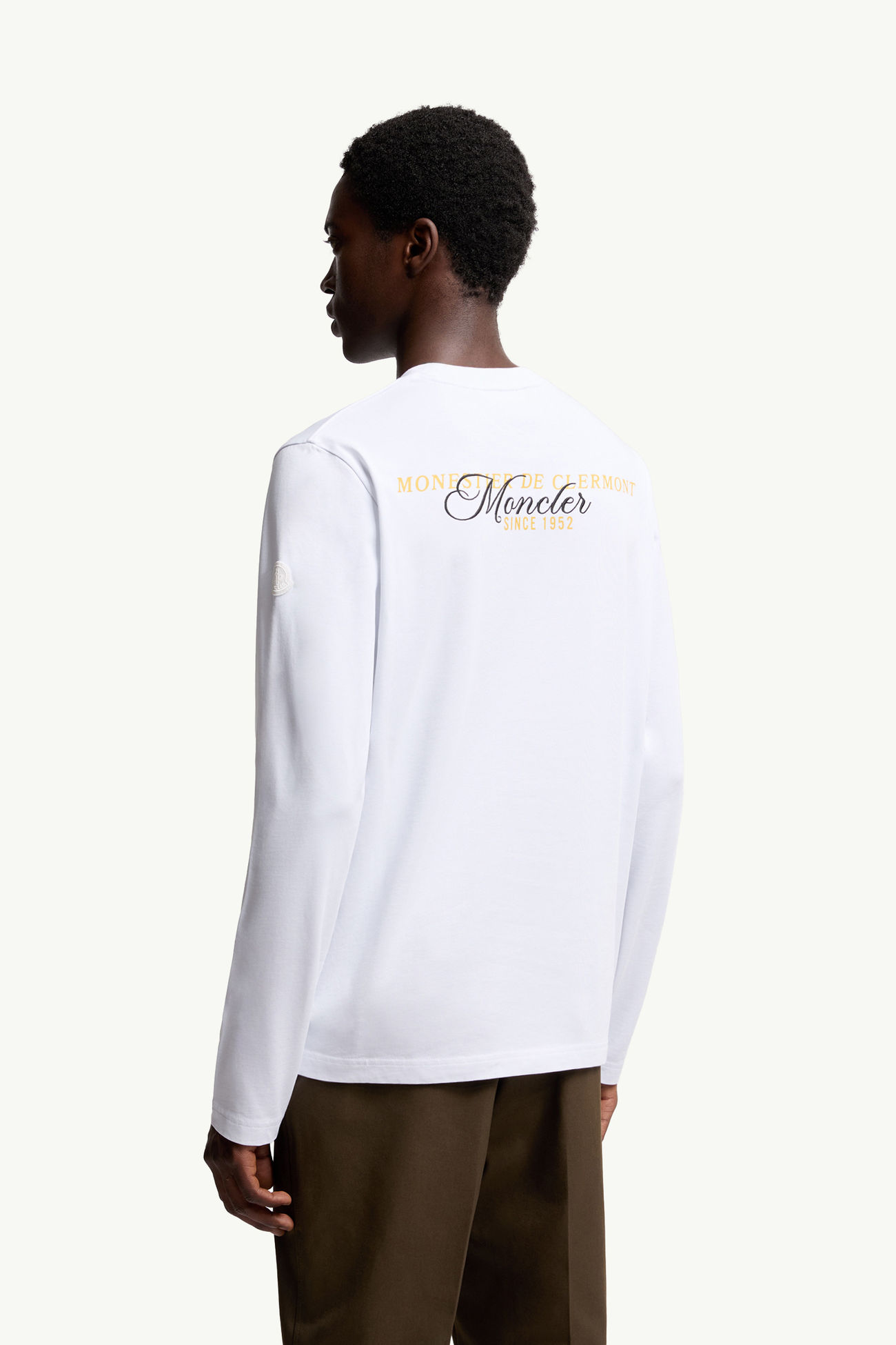 ロングスリーブTシャツ メンズ ホワイト Moncler 4