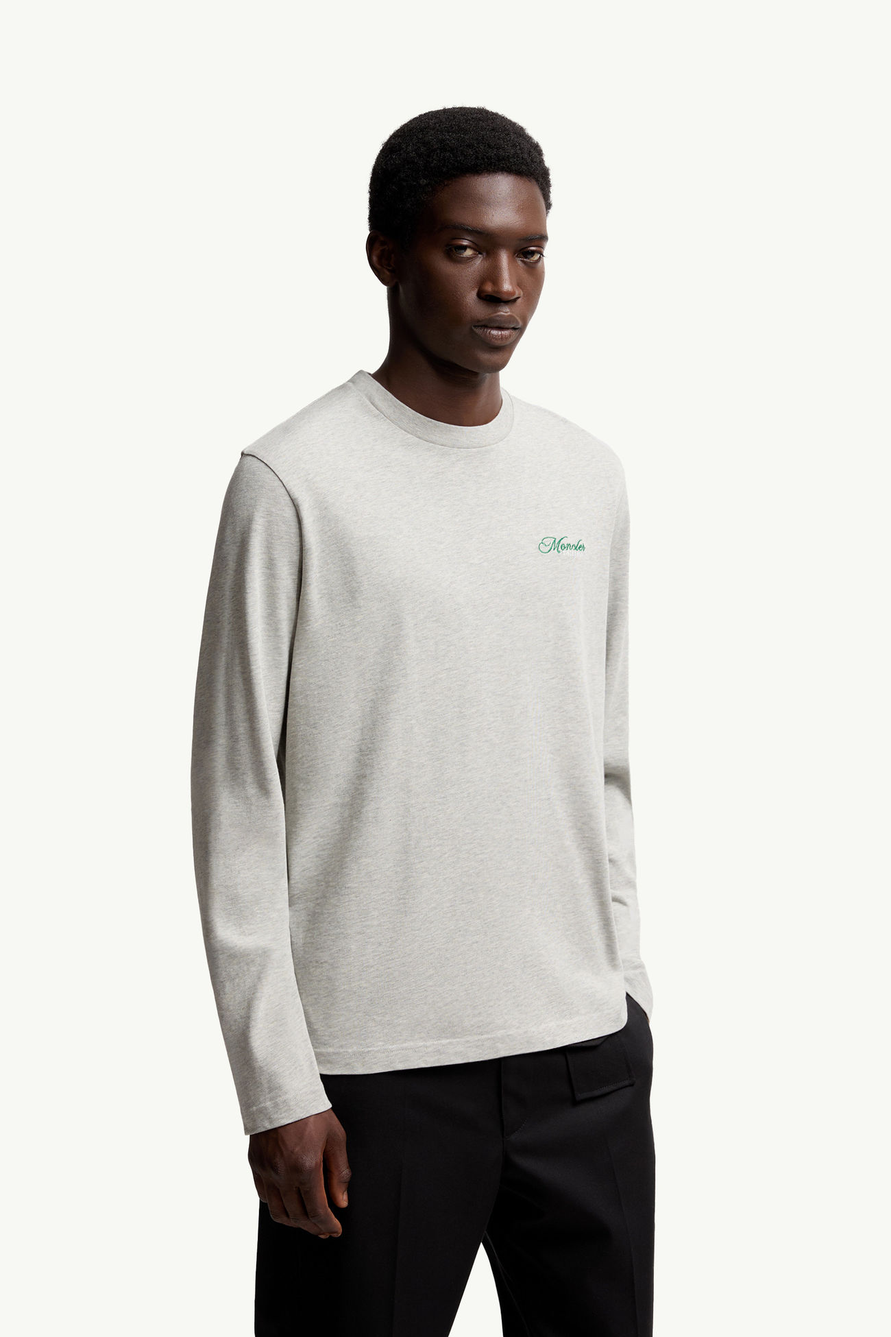 ロングスリーブTシャツ メンズ グレー Moncler 3