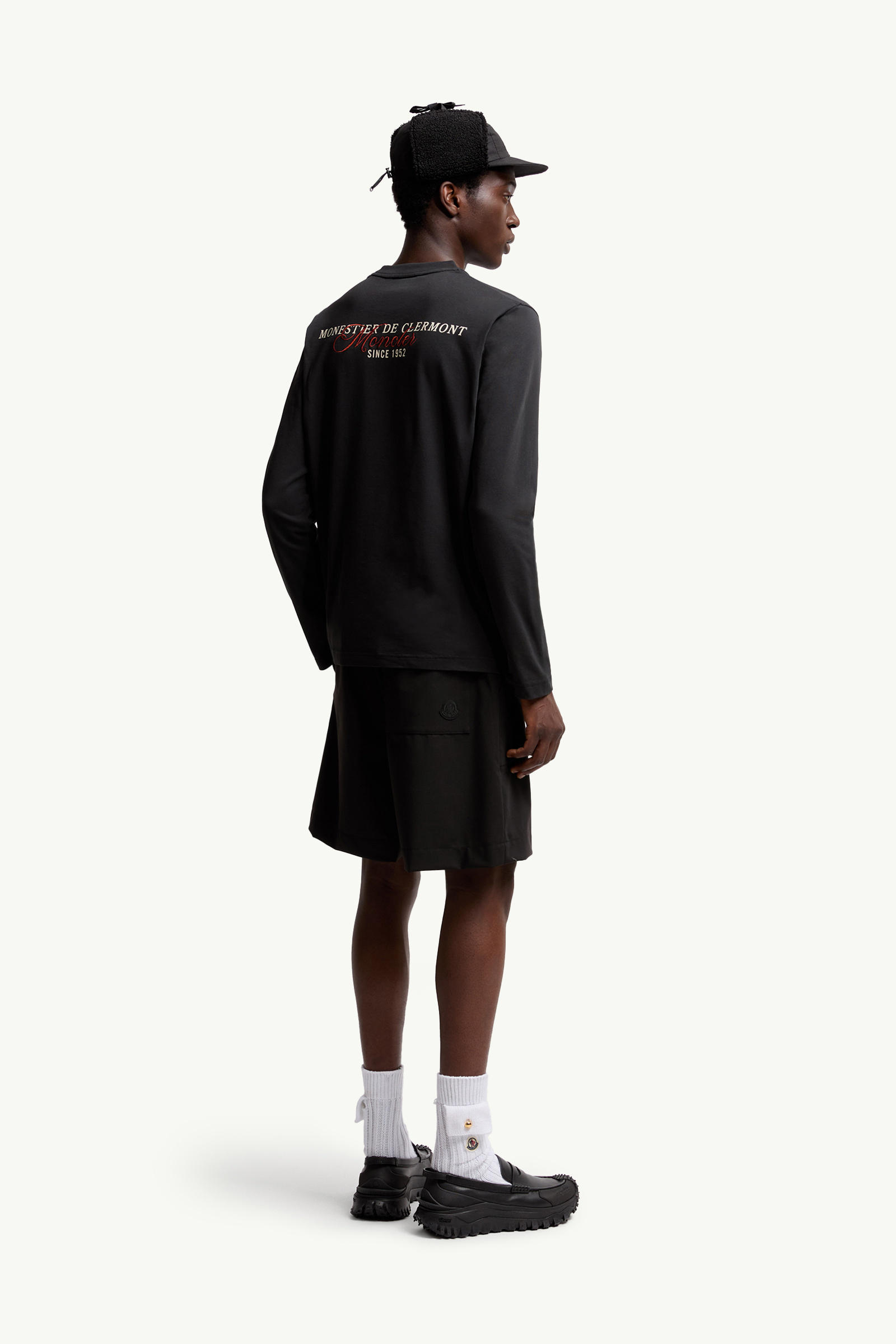 ブラック ロングスリーブTシャツ : Tシャツ＆ポロシャツ 向けの メンズ 