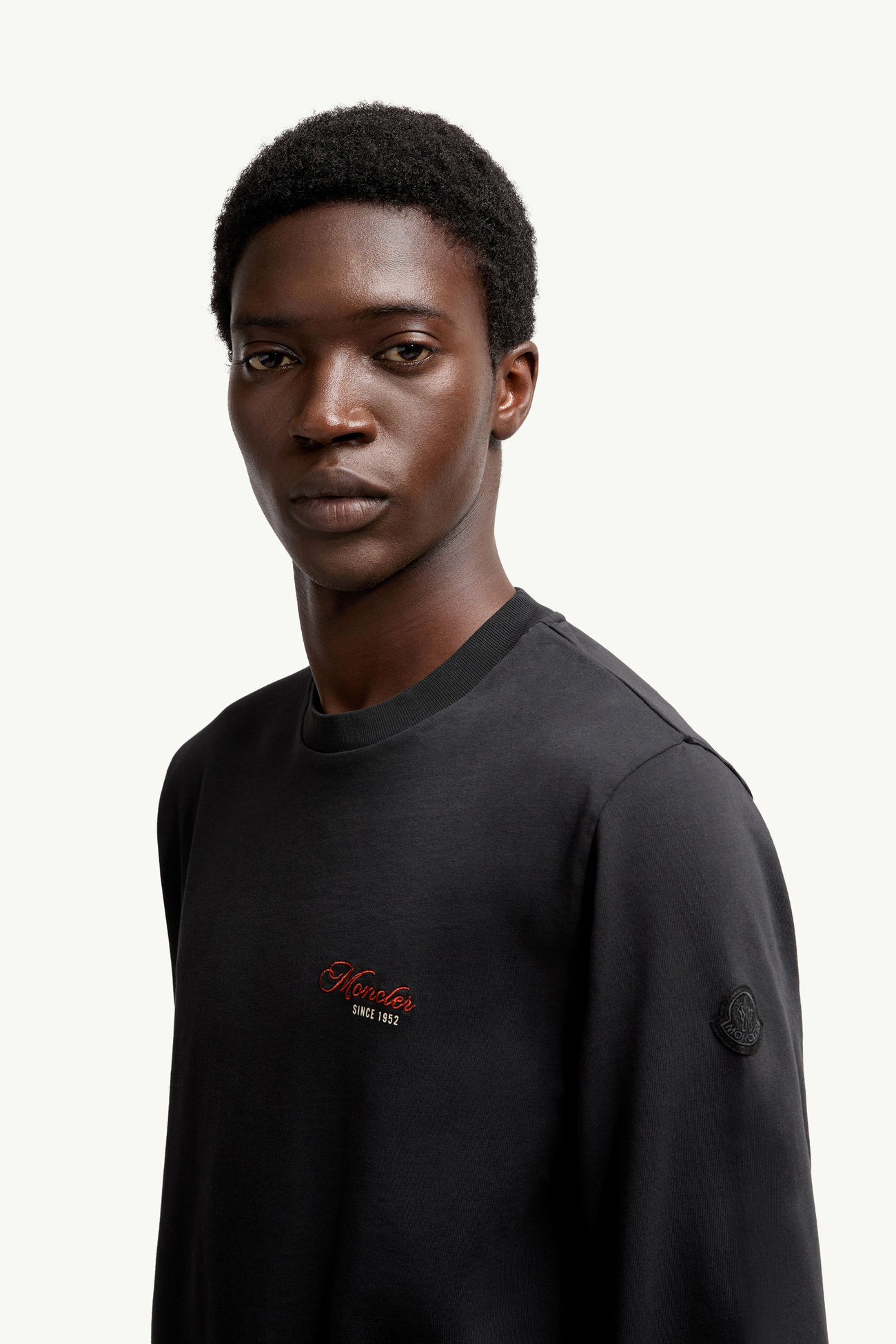 ロングスリーブTシャツ メンズ ブラック Moncler 1