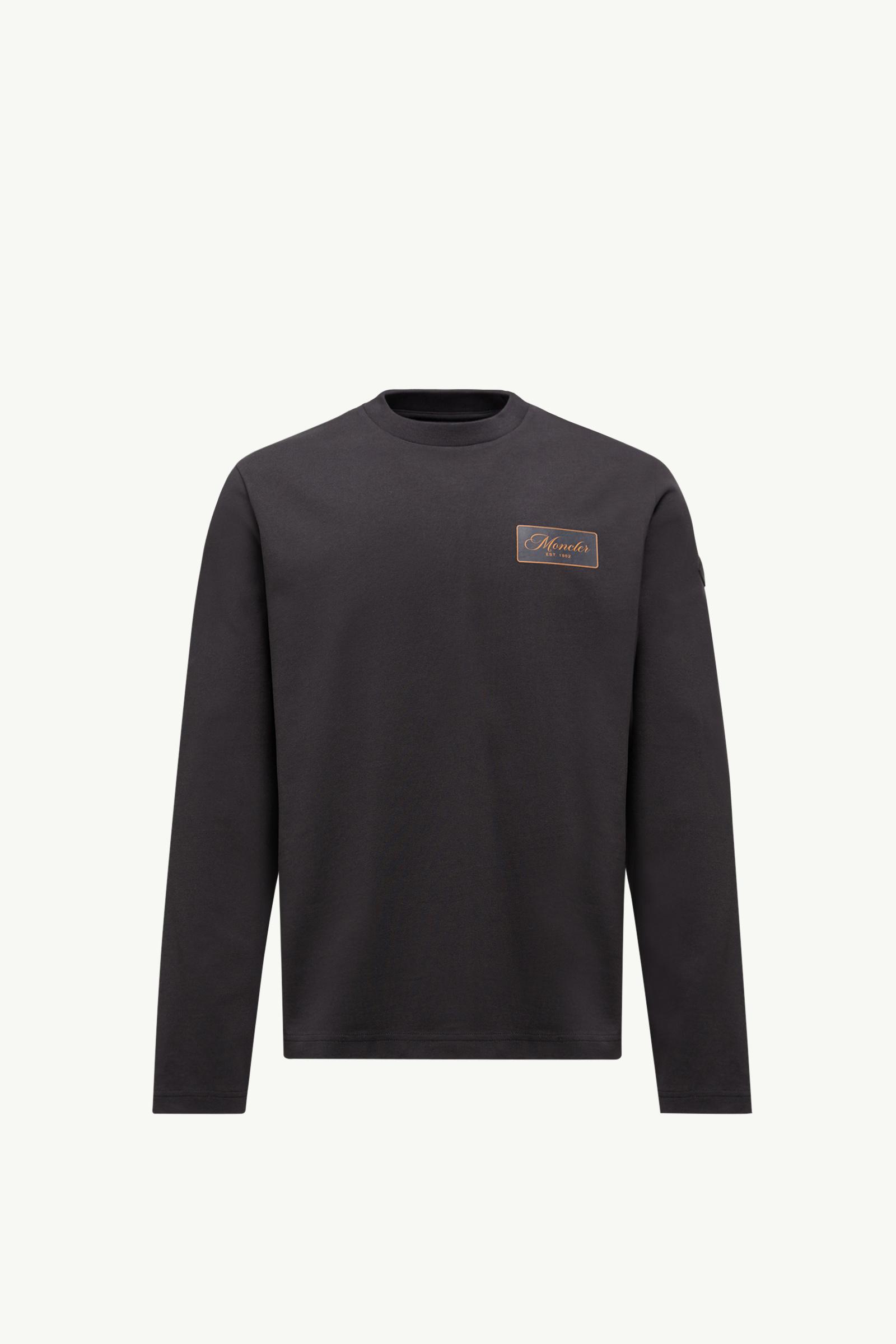 Cartoon Logos Long Sleeve Cotton T-Shirt_findInBoutique_image