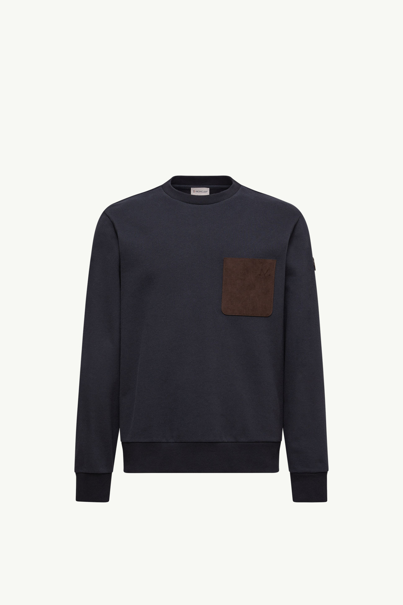 ネイビーブルー スウェットシャツ : Sweatshirts 向けの Men 