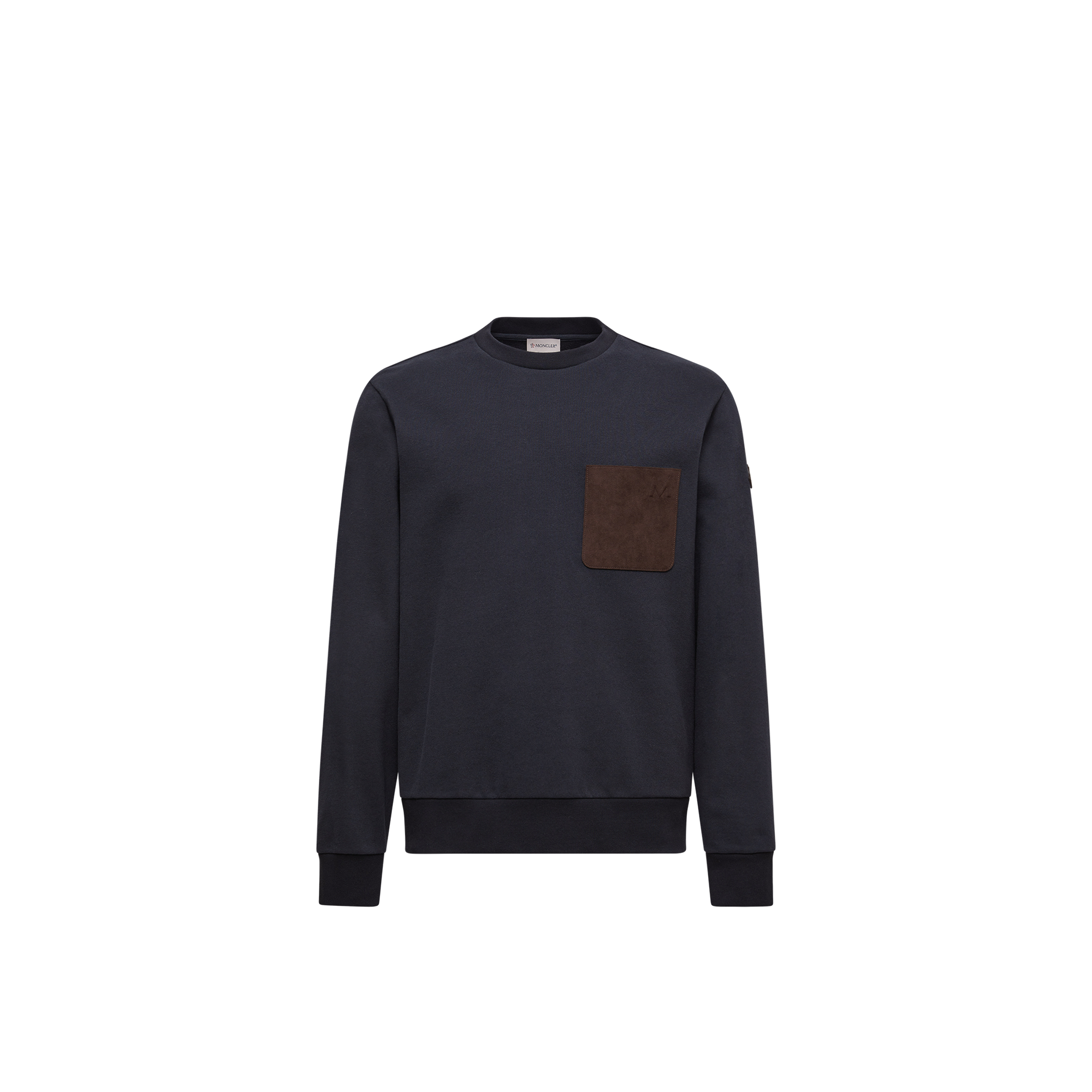 MONCLER COLLECTION Men's Cotton & Cashmere Sweatshirt - Blue - Size L