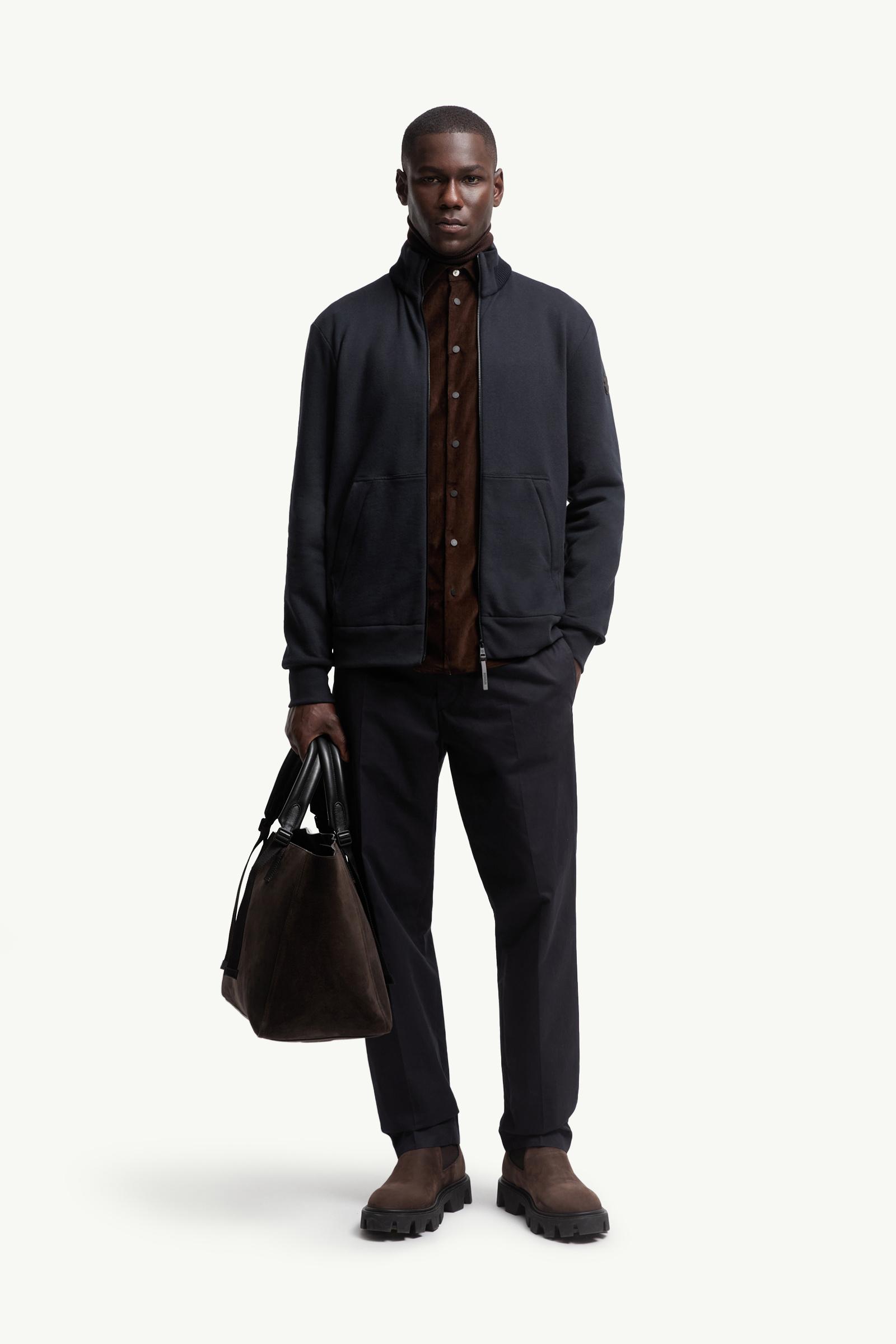 Cotton & Cashmere Zip-Up Sweatshirt