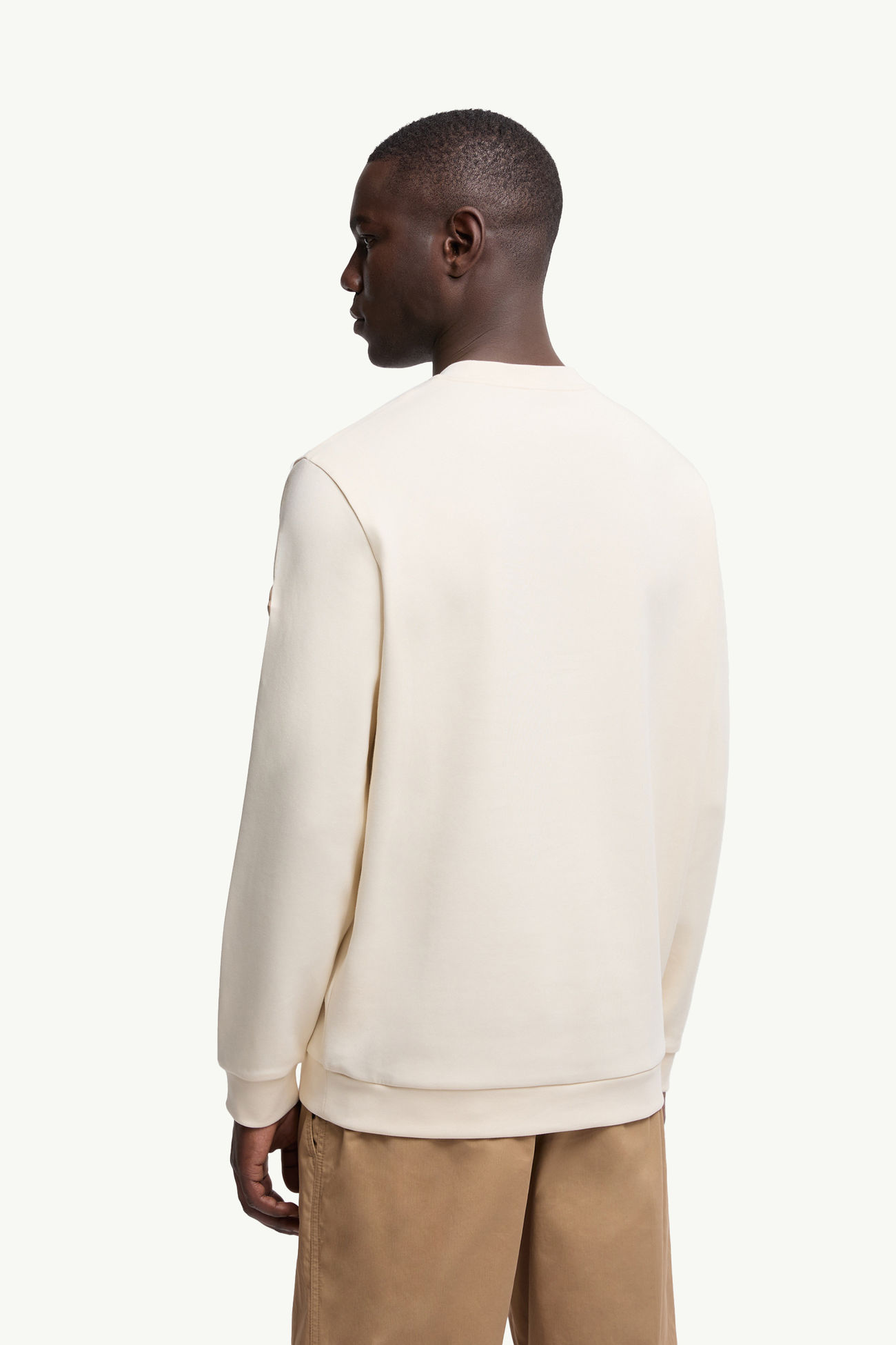 Sudadera de mezcla de algodón Hombre Blanco Moncler 4