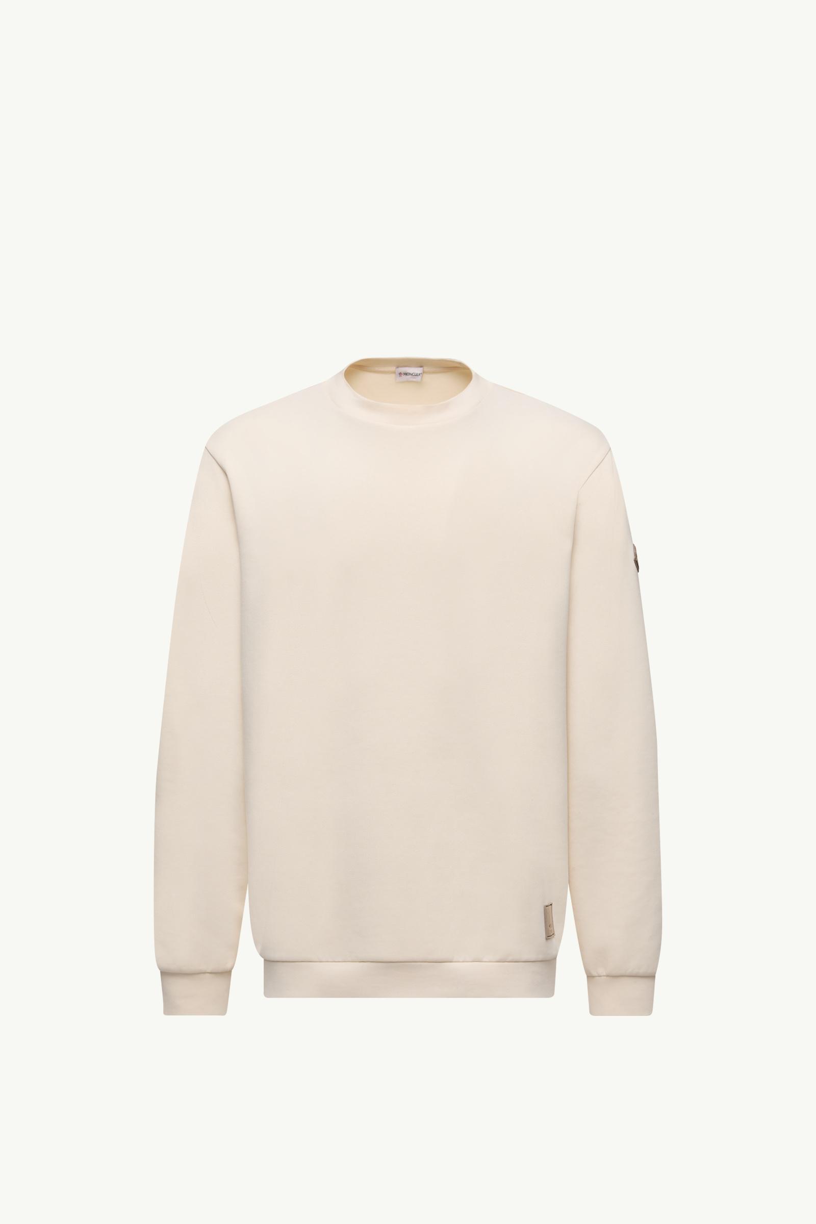 棉質混紡衛衣 男士 白色 Moncler