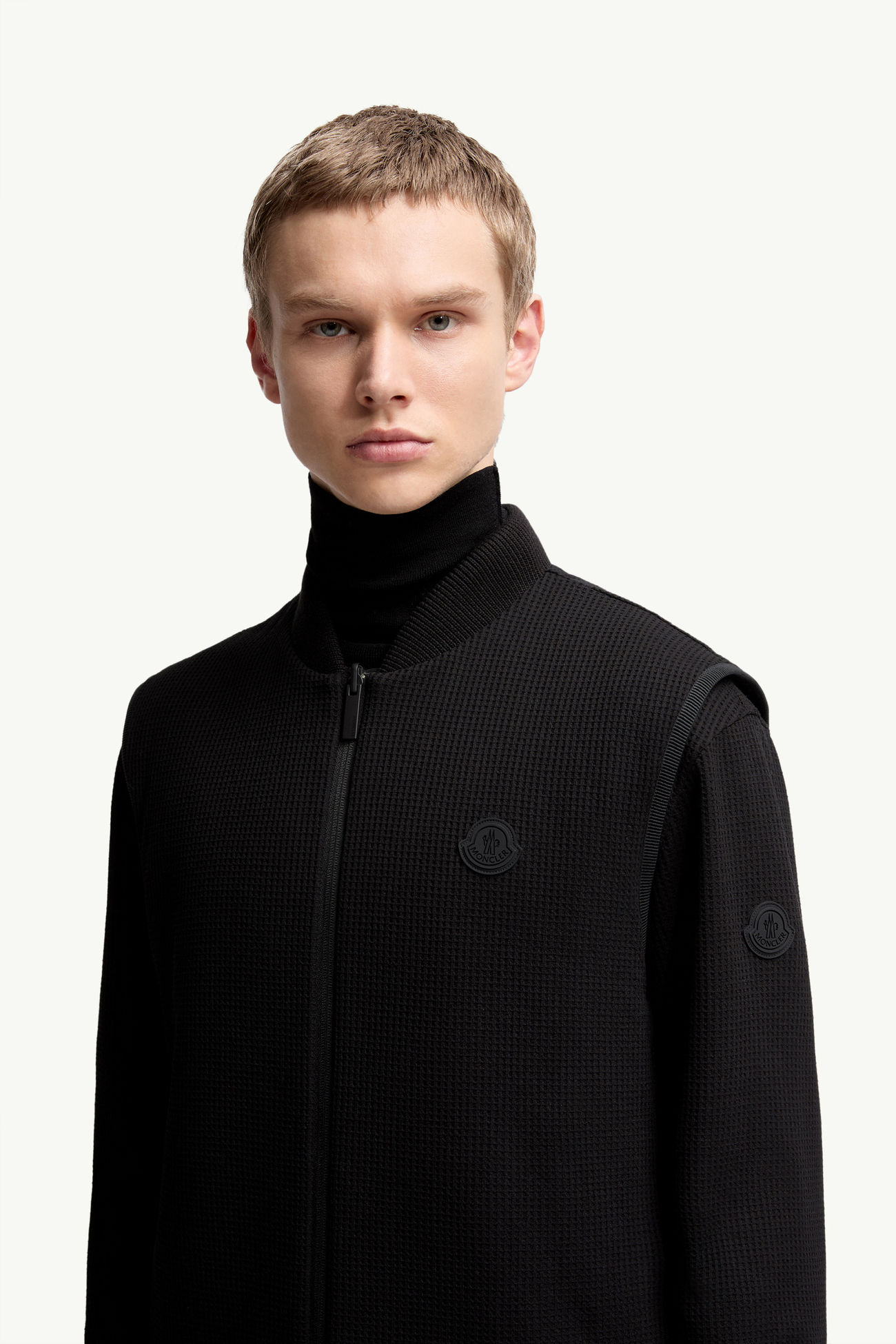 Chaleco acolchado reversible Hombre Negro Moncler 1