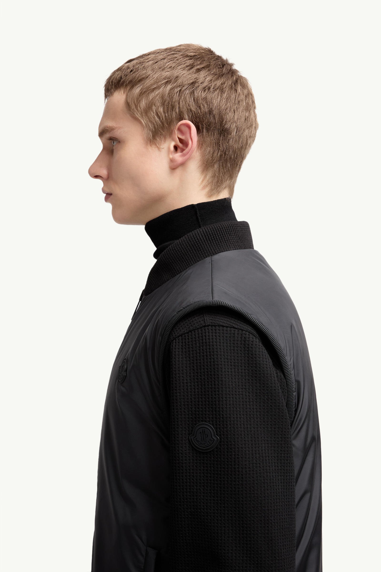 Wendbare wattierte Weste Herren Schwarz Moncler 6