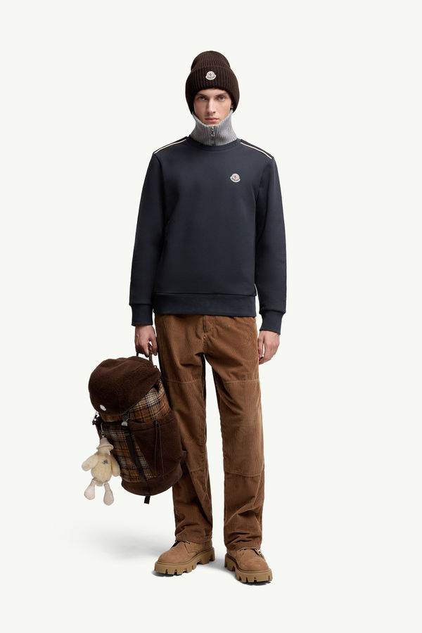 スウェットシャツ メンズ ネイビーブルー Moncler 0