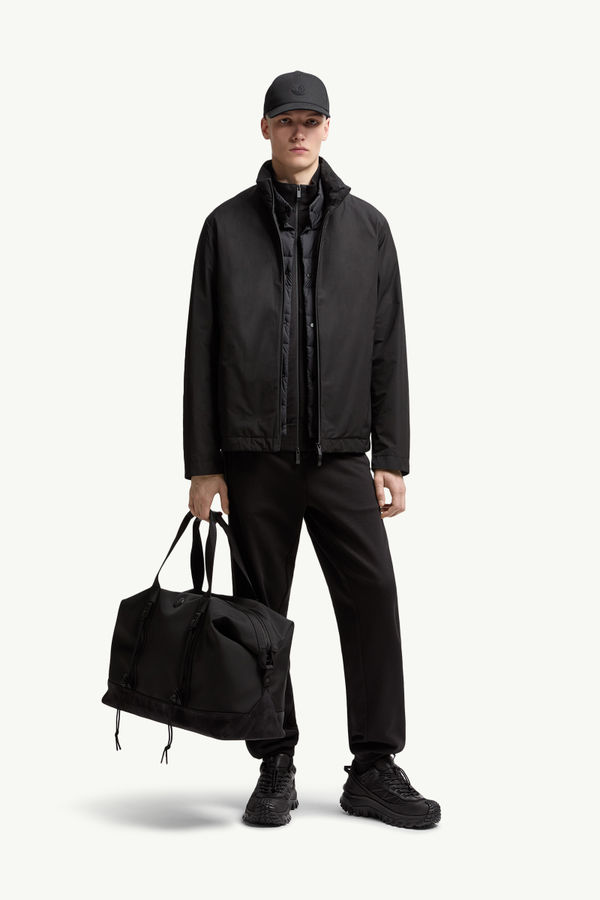 Cotton Track Pants Men Black Moncler 0