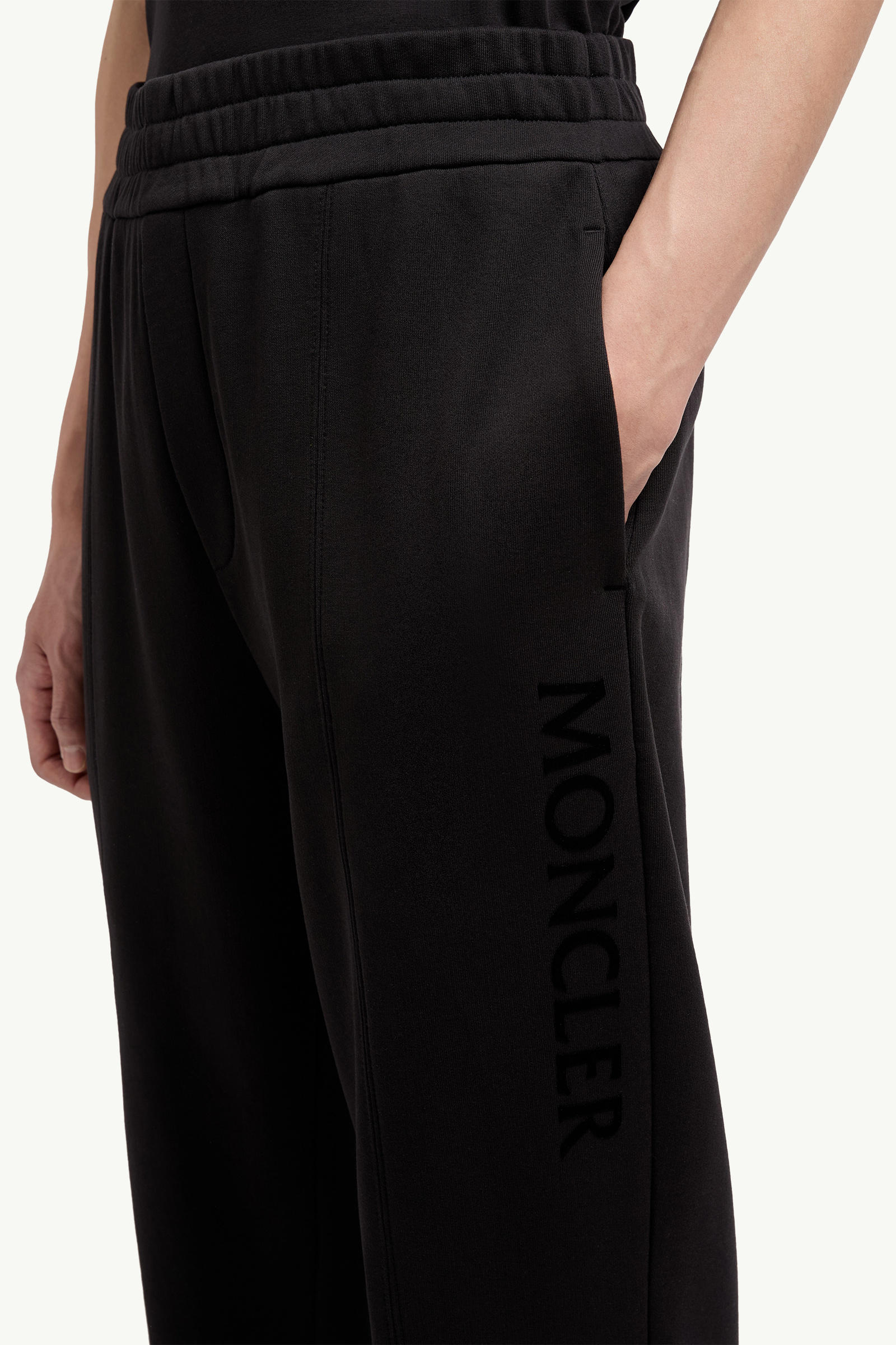 Jogginghose aus Baumwolle Herren Schwarz Moncler 5