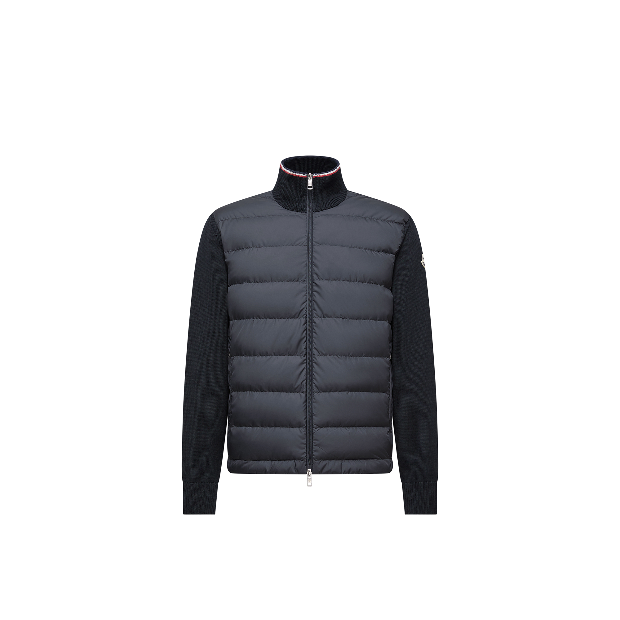 Moncler   Padded Zip-Up Cotton Cardigan for Men in Blue, Size: Xxl