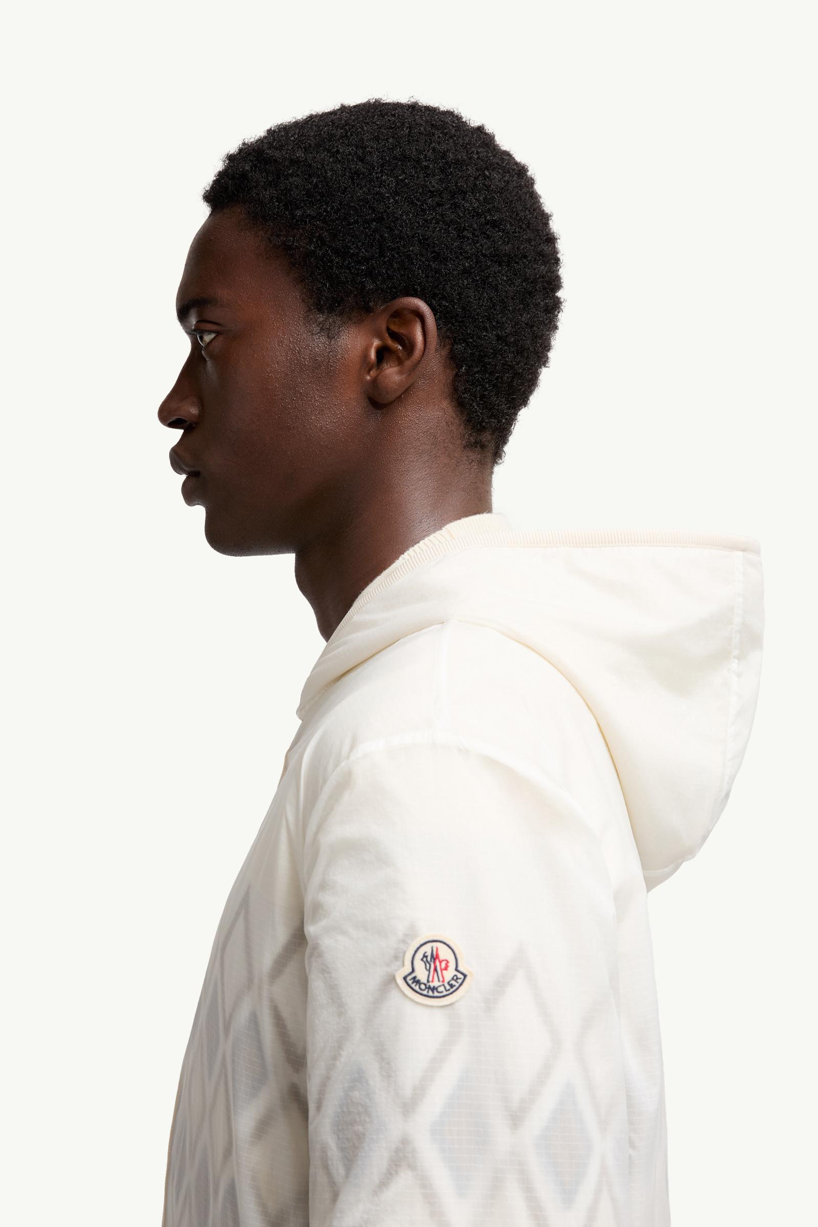 Reversible Wool Zip-Up Hoodie Men White & Green Moncler 1