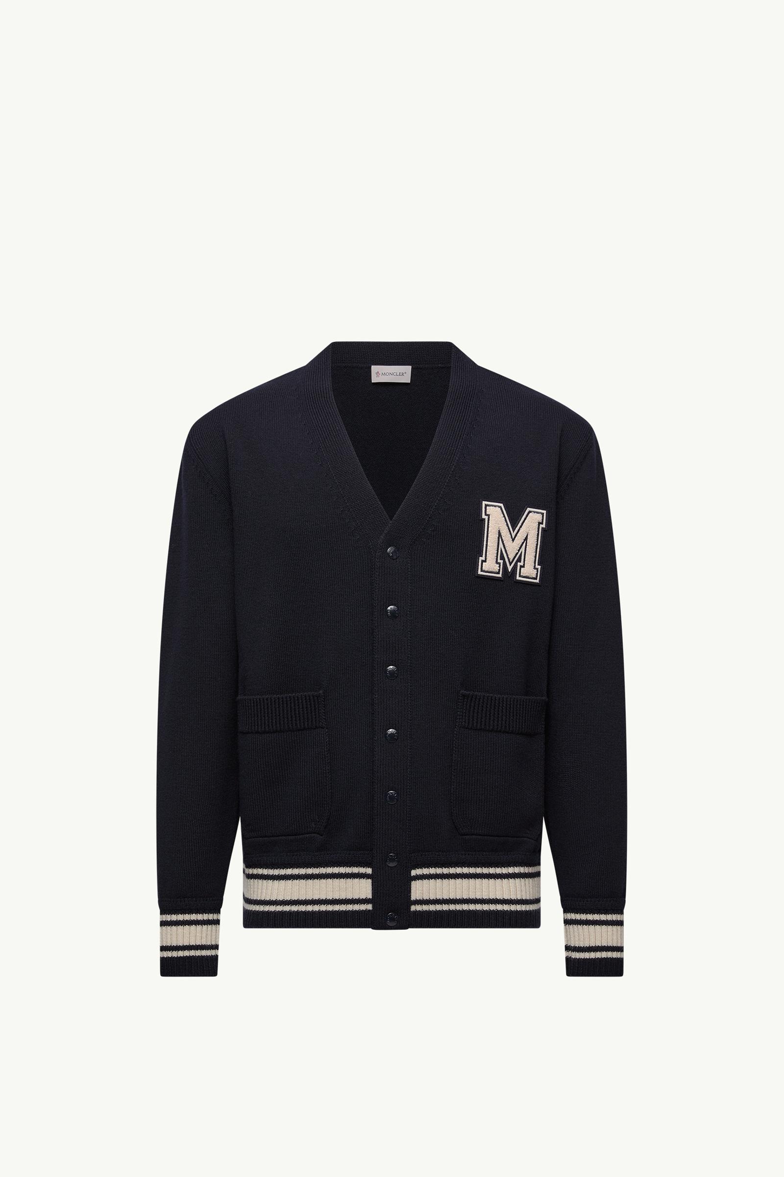 Strickjacke aus Wolle mit gesticktem Monogramm_findInBoutique_image