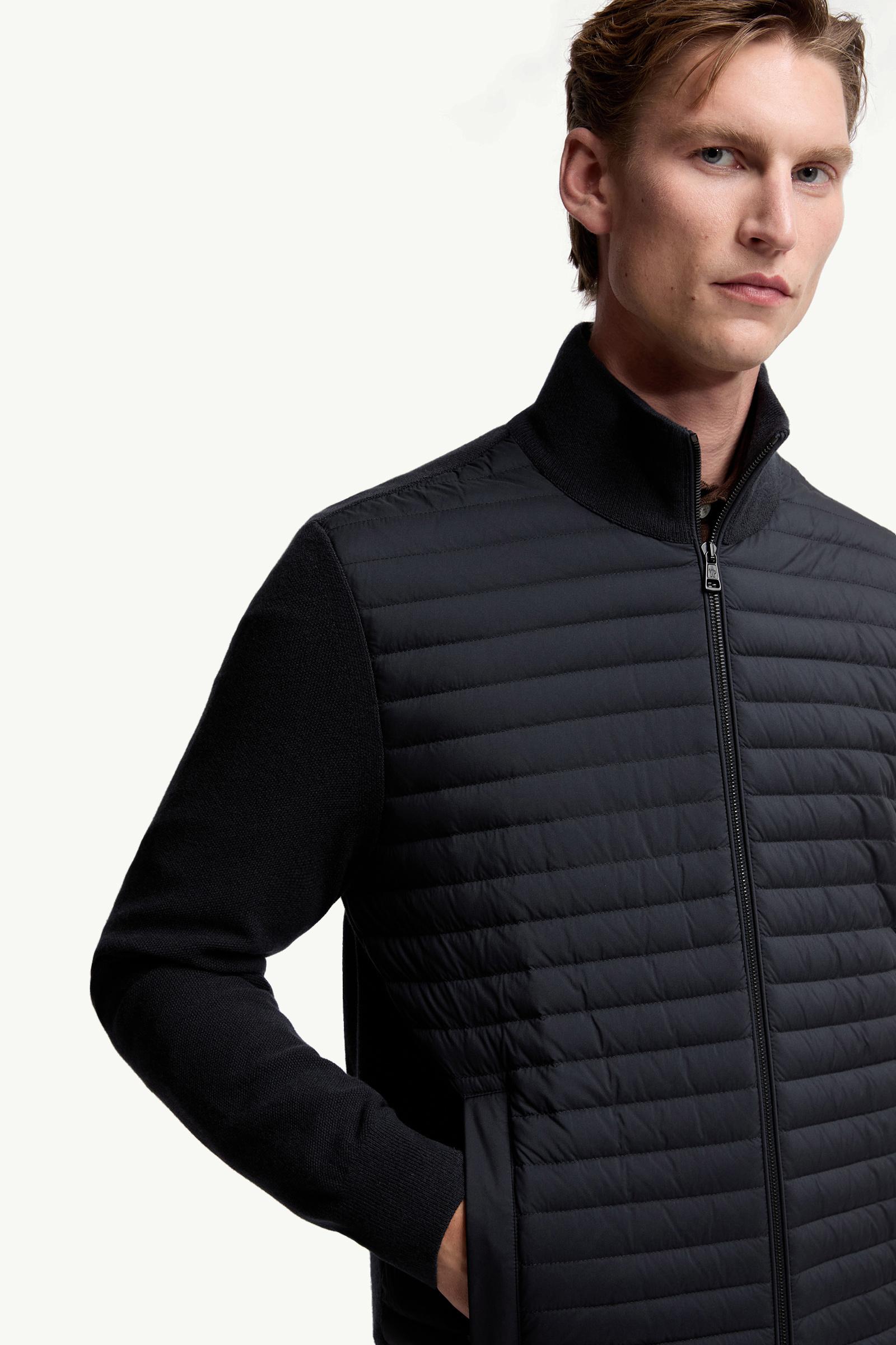 モンクレール BERNADETTE MONCLER (モンクレール) ナイロン ダブルジップ ショート ダウン