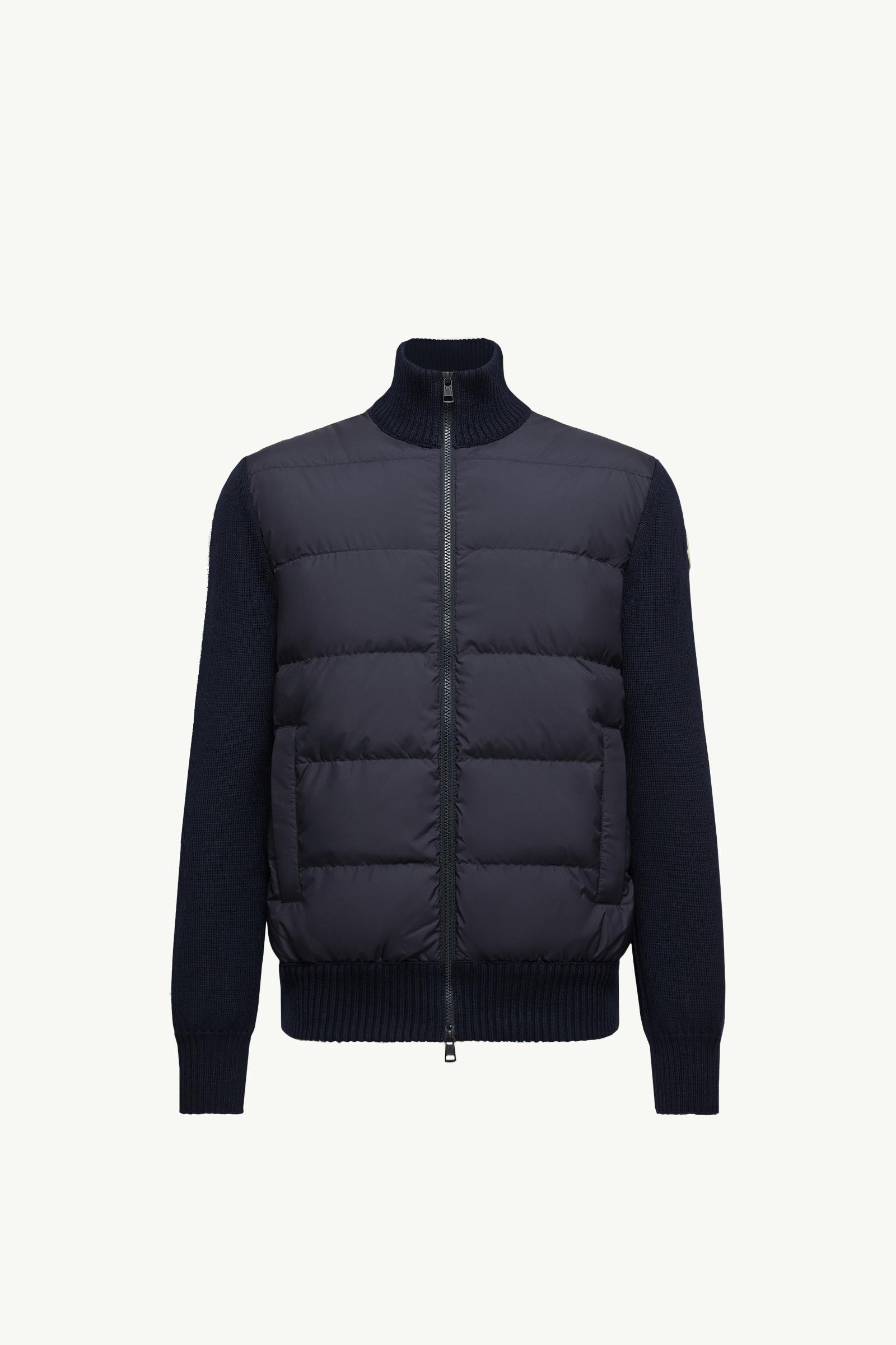 Moncler ネイビー カーディガン　XXL ネイビーブルー カーディガン : セーター＆カーディガン 向けの メンズ
