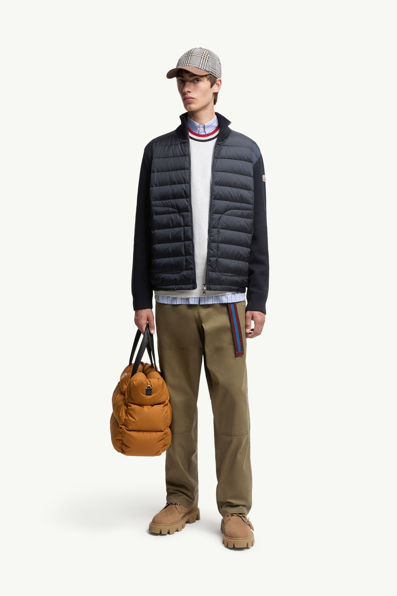 カーディガン メンズ ネイビーブルー Moncler 0