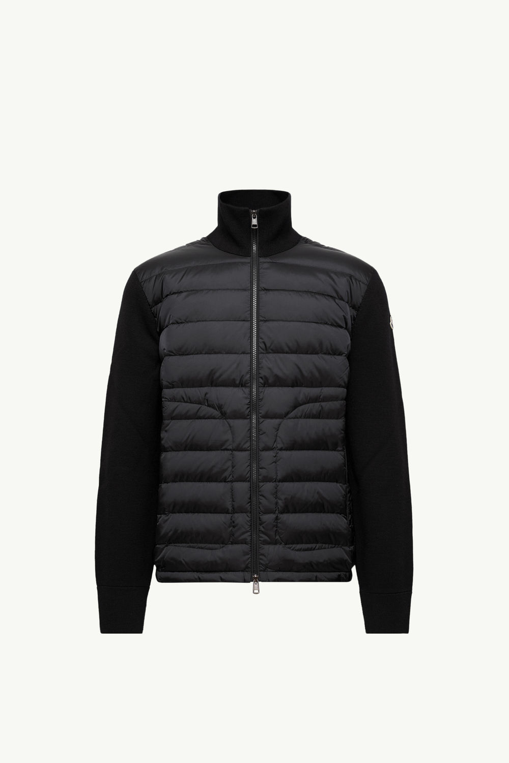 Padded Zip-Up Cardigan Men Black Moncler 2