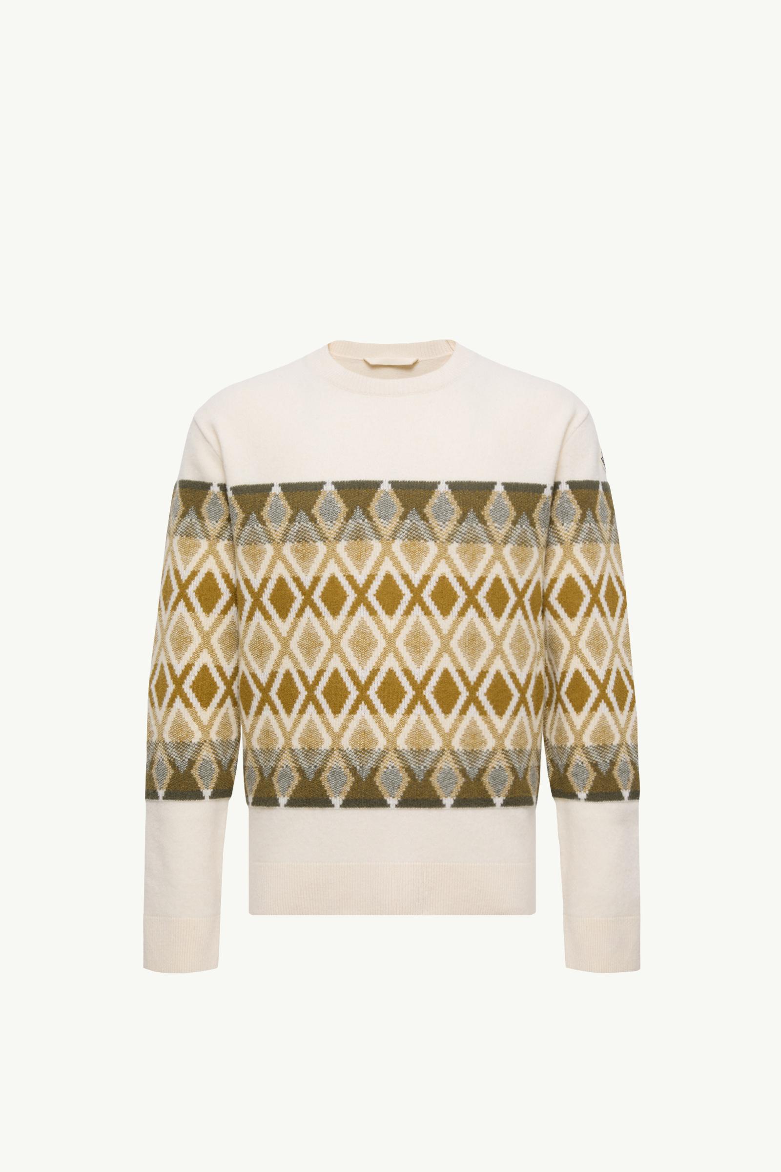 Rhombus Pattern Wool Sweater_findInBoutique_image