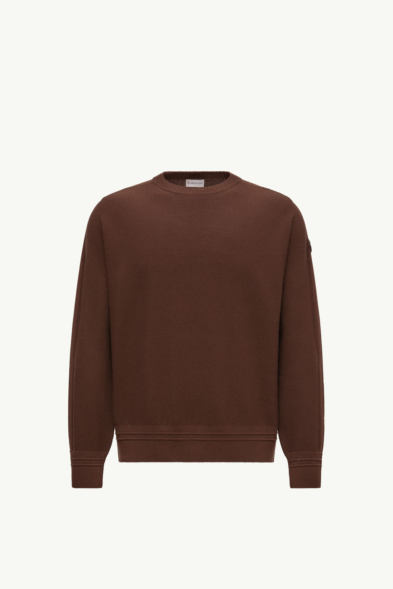 Wool Sweater Men Taupe Moncler 2