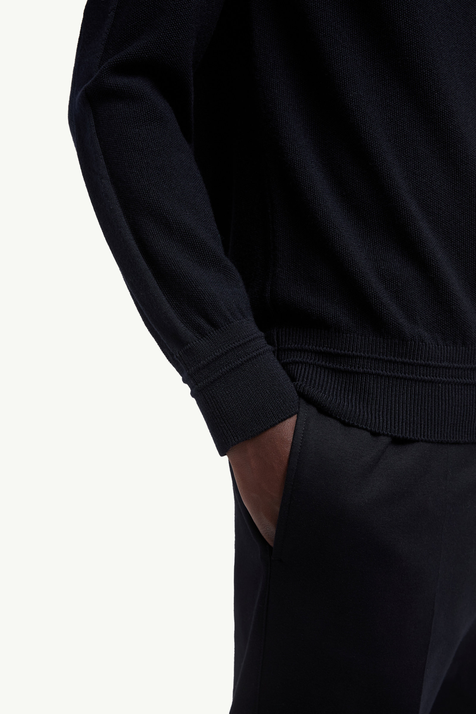 Wool Jumper Men Blue Moncler 5