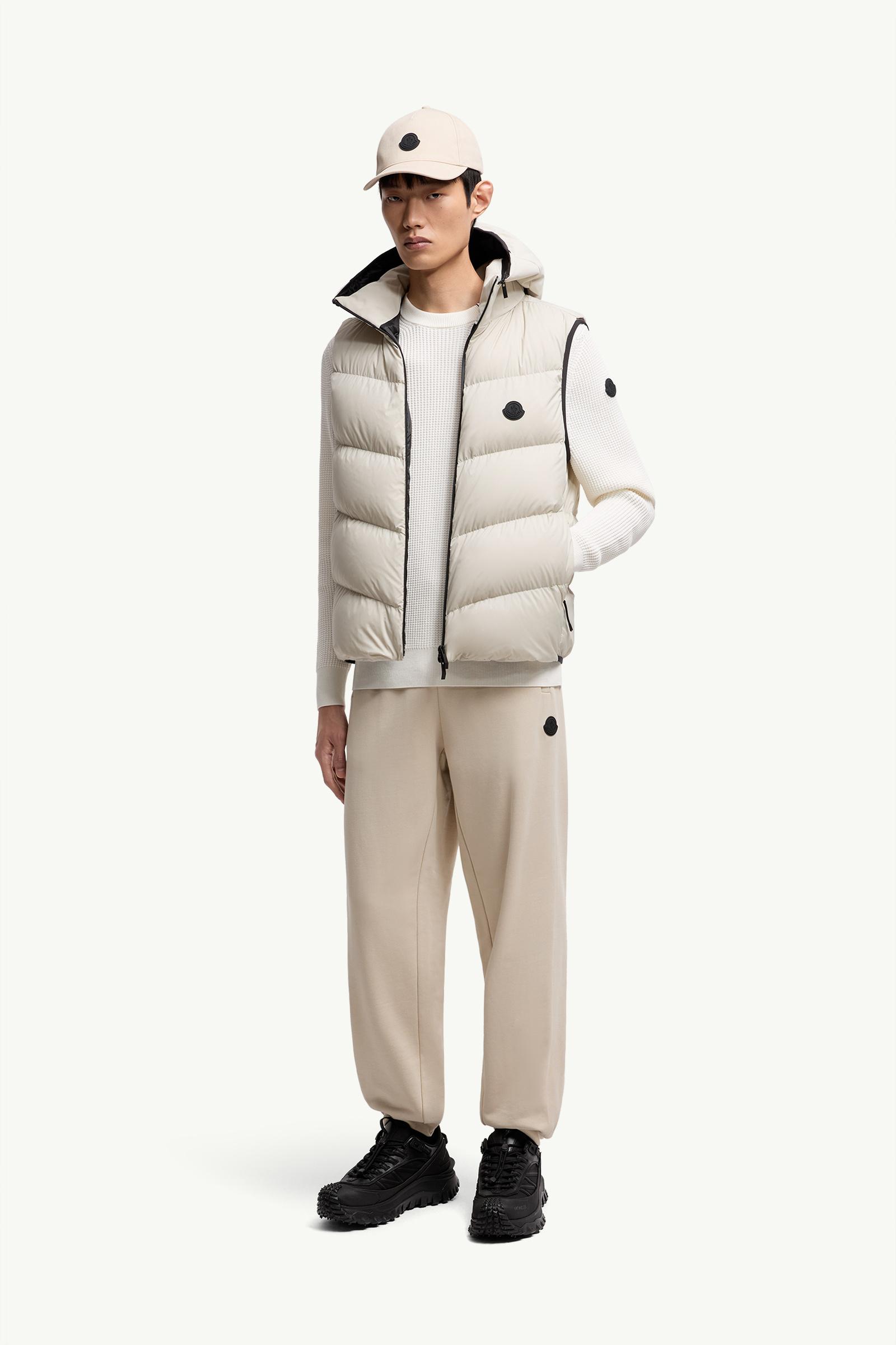 Moncler MAGLIA JUMPER ホワイト White Cotton Jumper - Sweaters & Cardigans for Men | Moncler PL