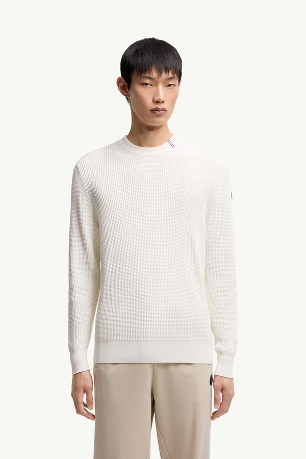 Pullover aus Baumwolle Herren Weiß Moncler 3