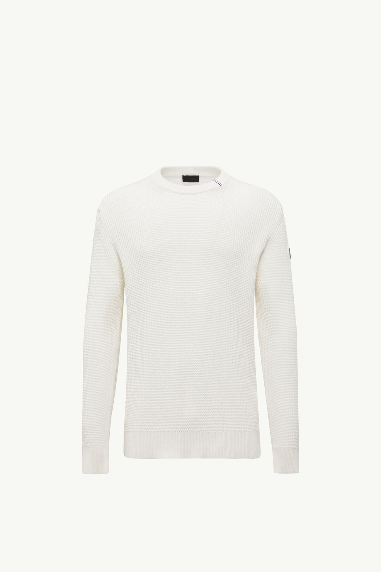 Cotton Jumper Men White Moncler 2
