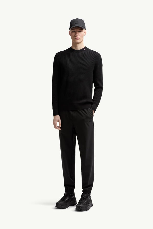 Pull en coton Hommes Noir Moncler 0