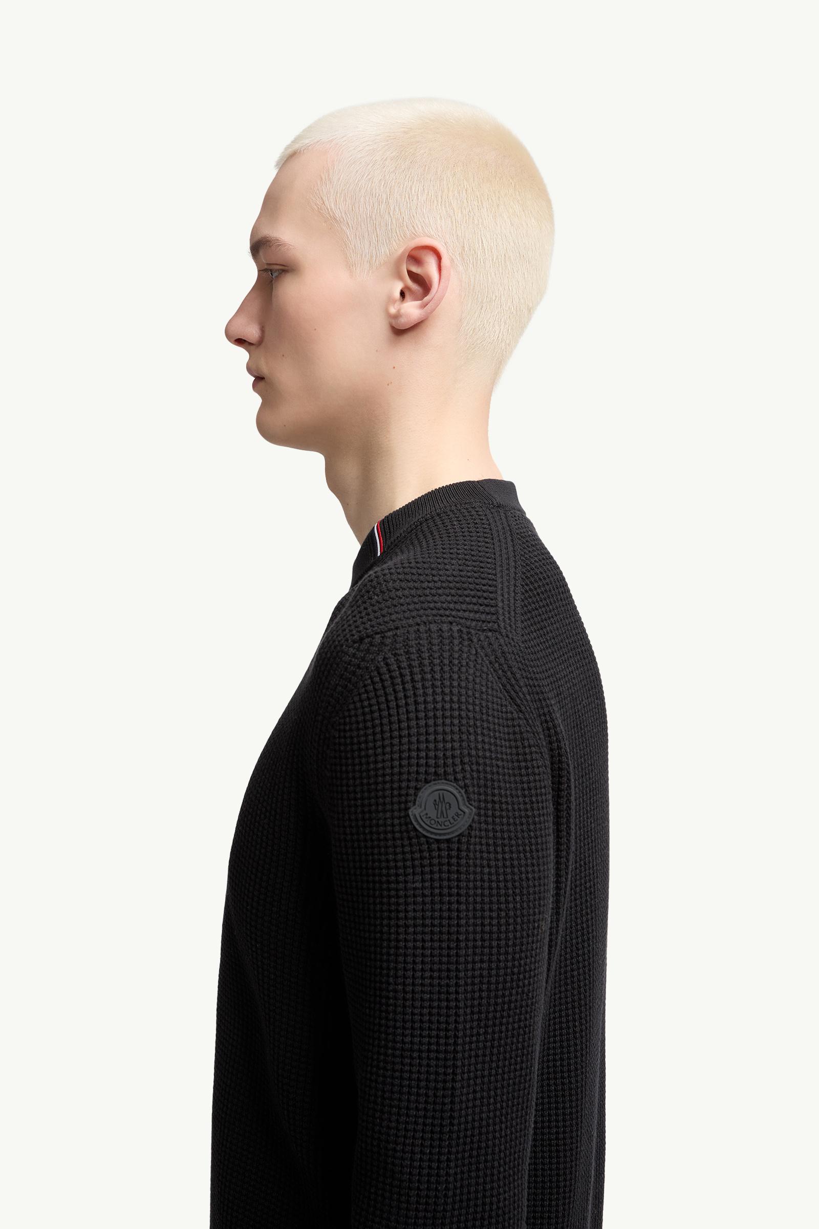 Cotton Jumper Men Black Moncler 1