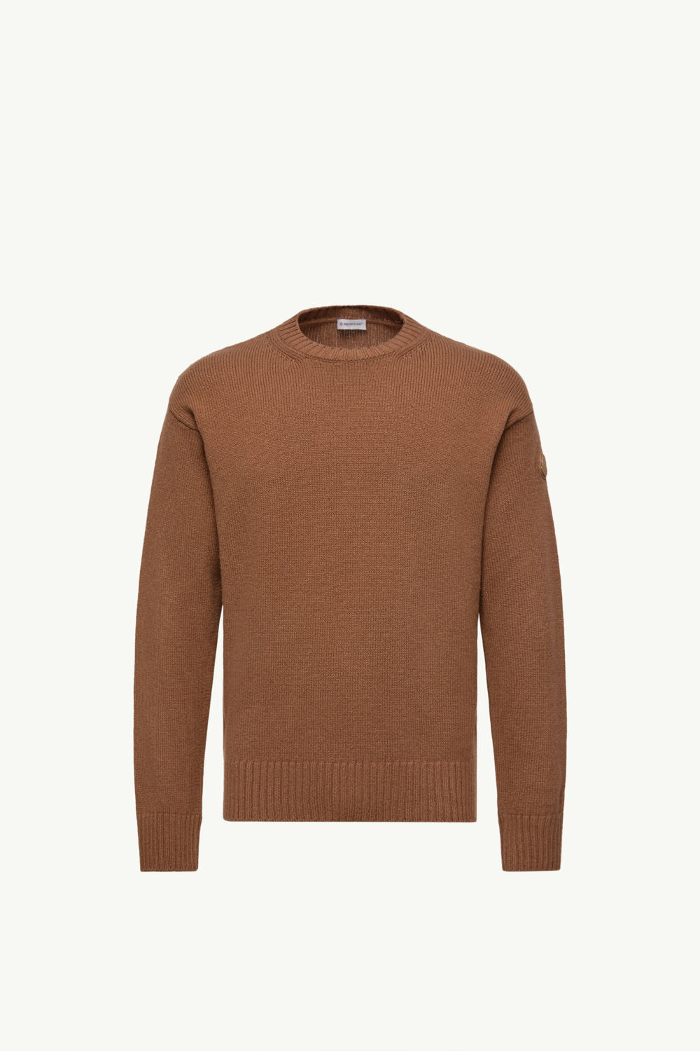 Pull en laine et cachemire Hommes Marron clair Moncler 2