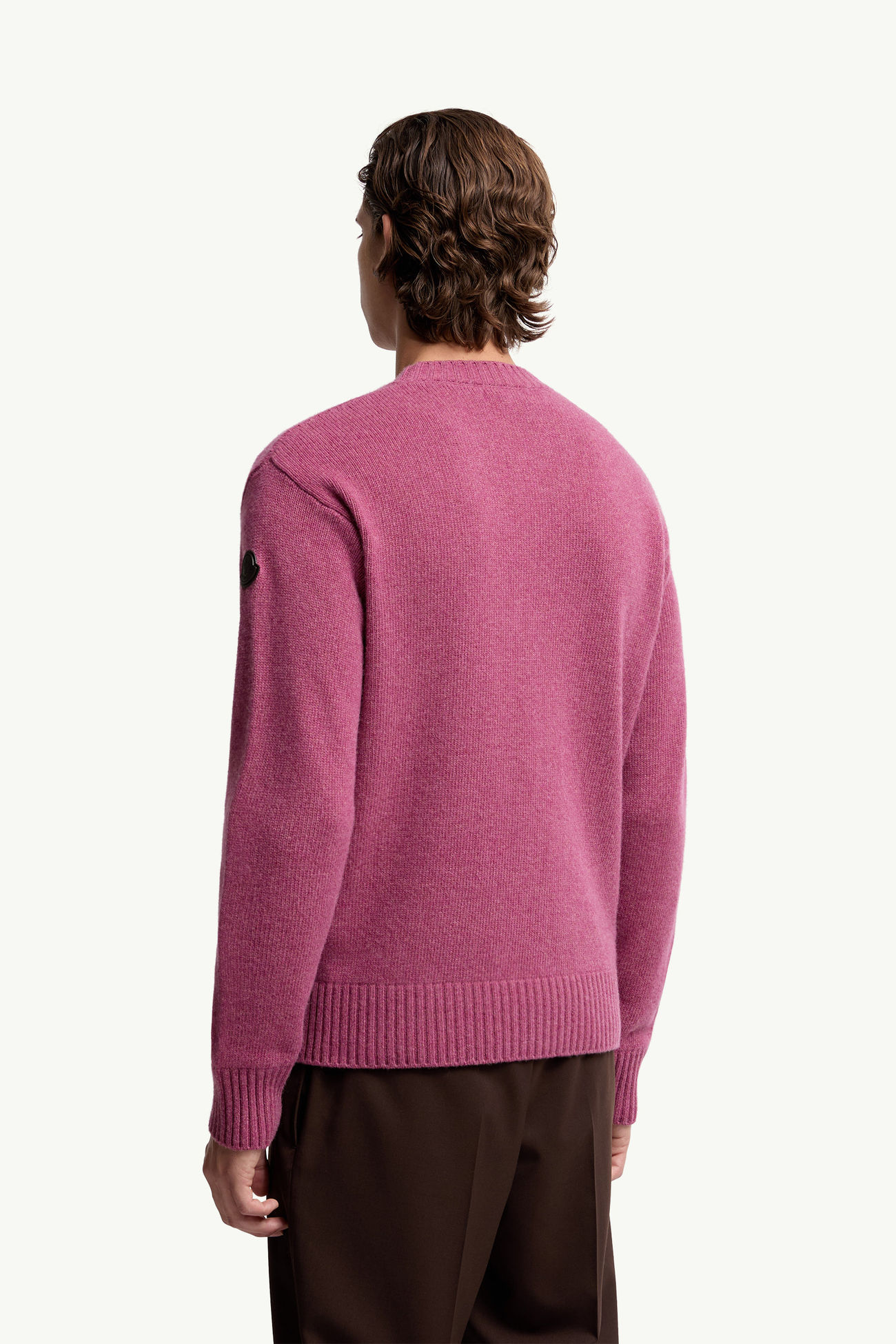 Jersey de lana y cachemira Hombre Rosado Moncler 4