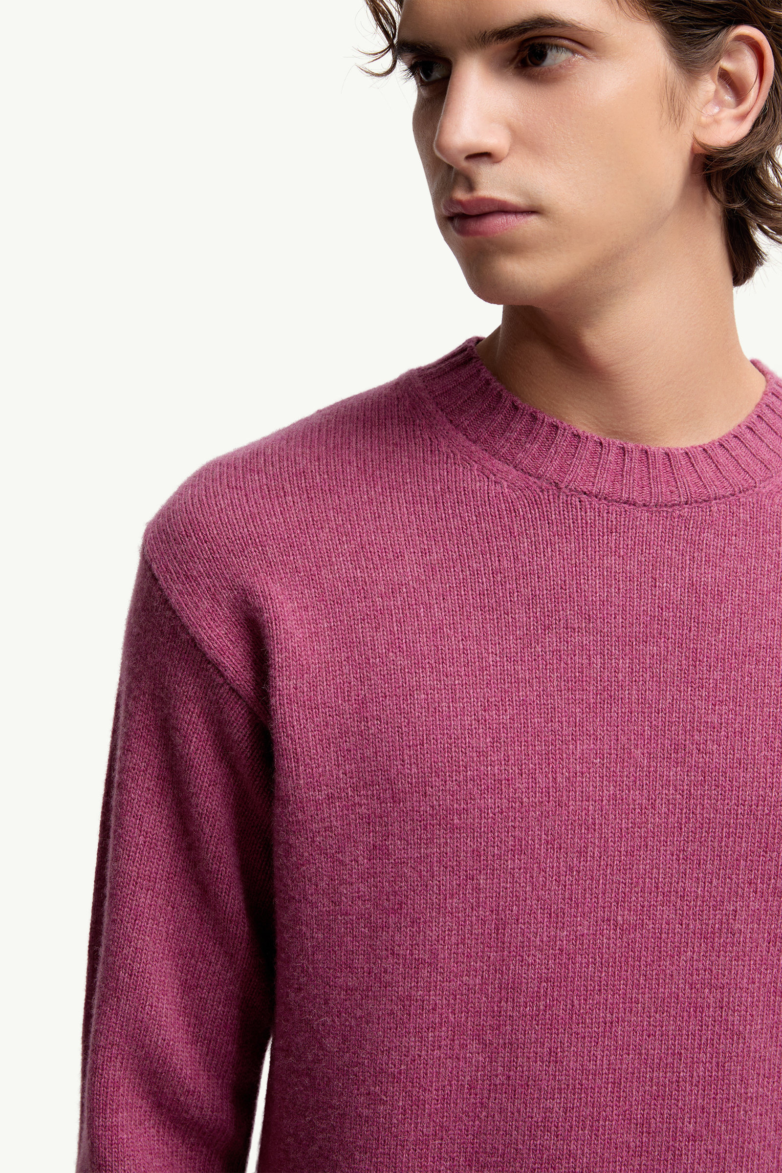 Wool & Cashmere Jumper Men Pink Moncler 5