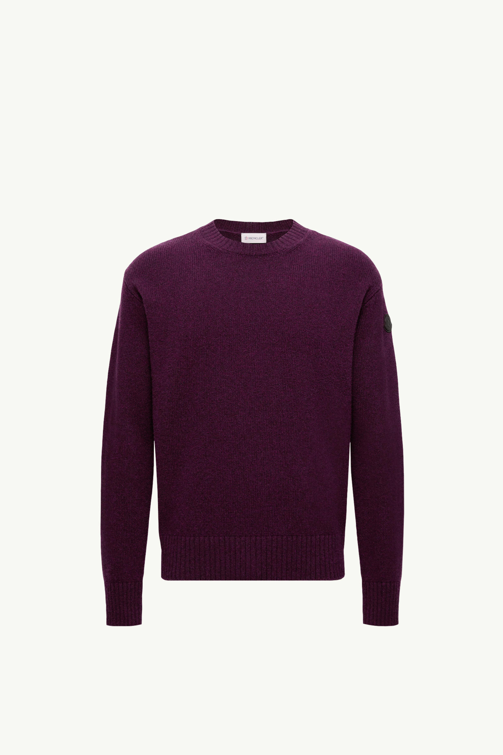 Wool & Cashmere Jumper Men Purple Moncler 2
