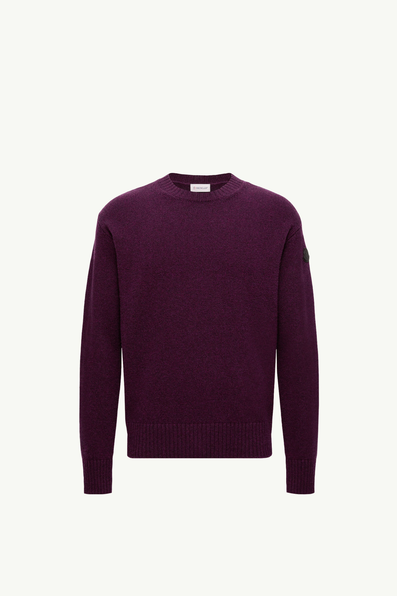 Wool & Cashmere Sweater Men Purple Moncler 2
