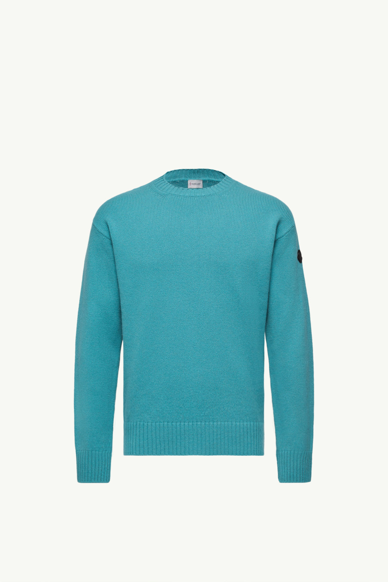 Wool & Cashmere Sweater Men Light Blue Moncler 2