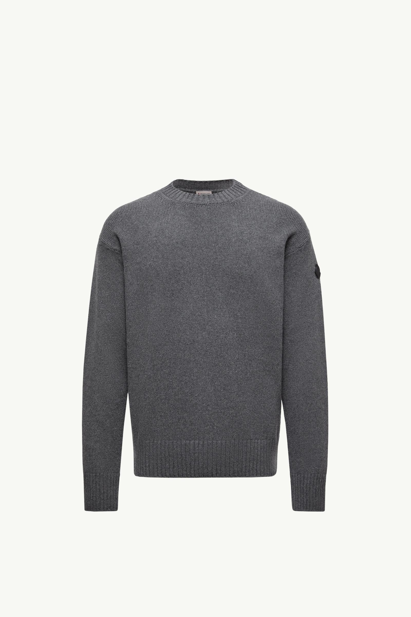 Dark Grey Wool & Cashmere Blend Sweater - Sweaters & Cardigans for