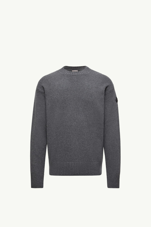Dark Grey Wool & Cashmere Blend Sweater - Sweaters & Cardigans for 
