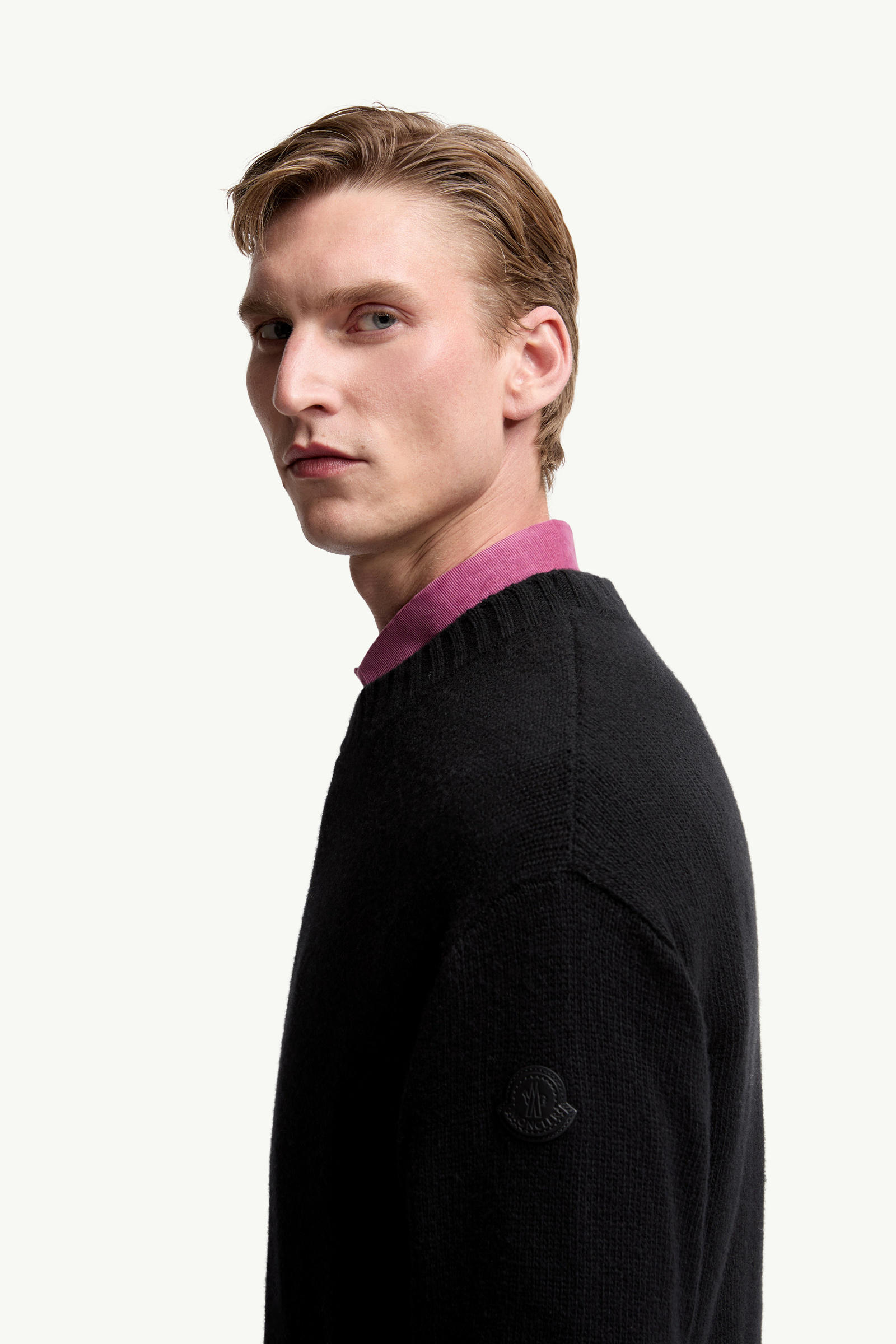 Wool & Cashmere Jumper Men Black Moncler 1