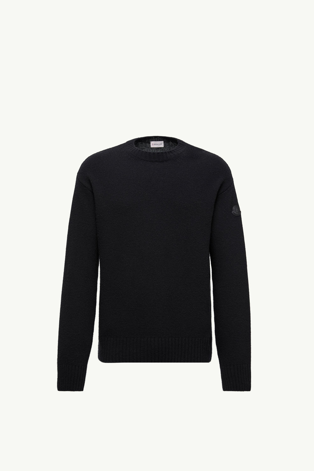 Wool & Cashmere Jumper Men Black Moncler 2
