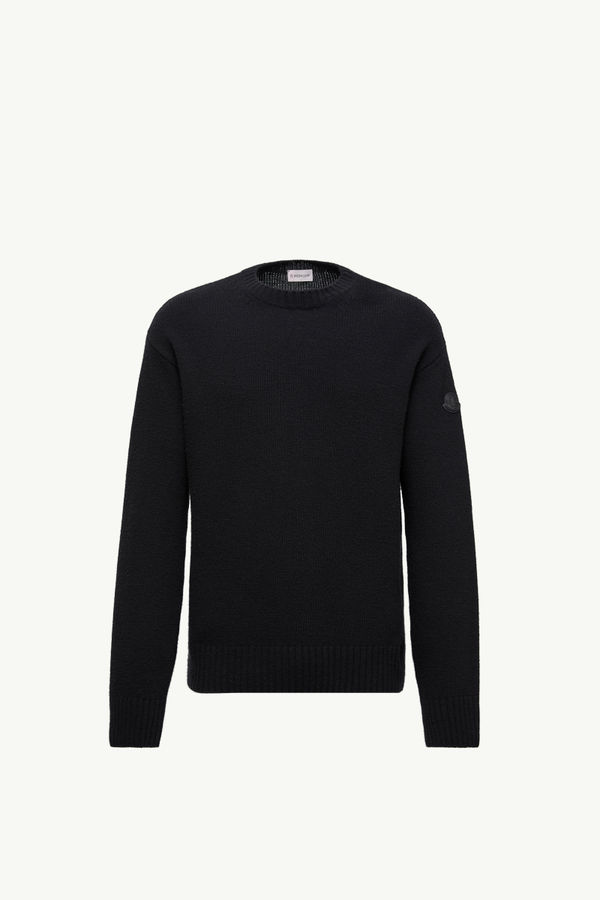 Wool & Cashmere Jumper Men Black Moncler 2