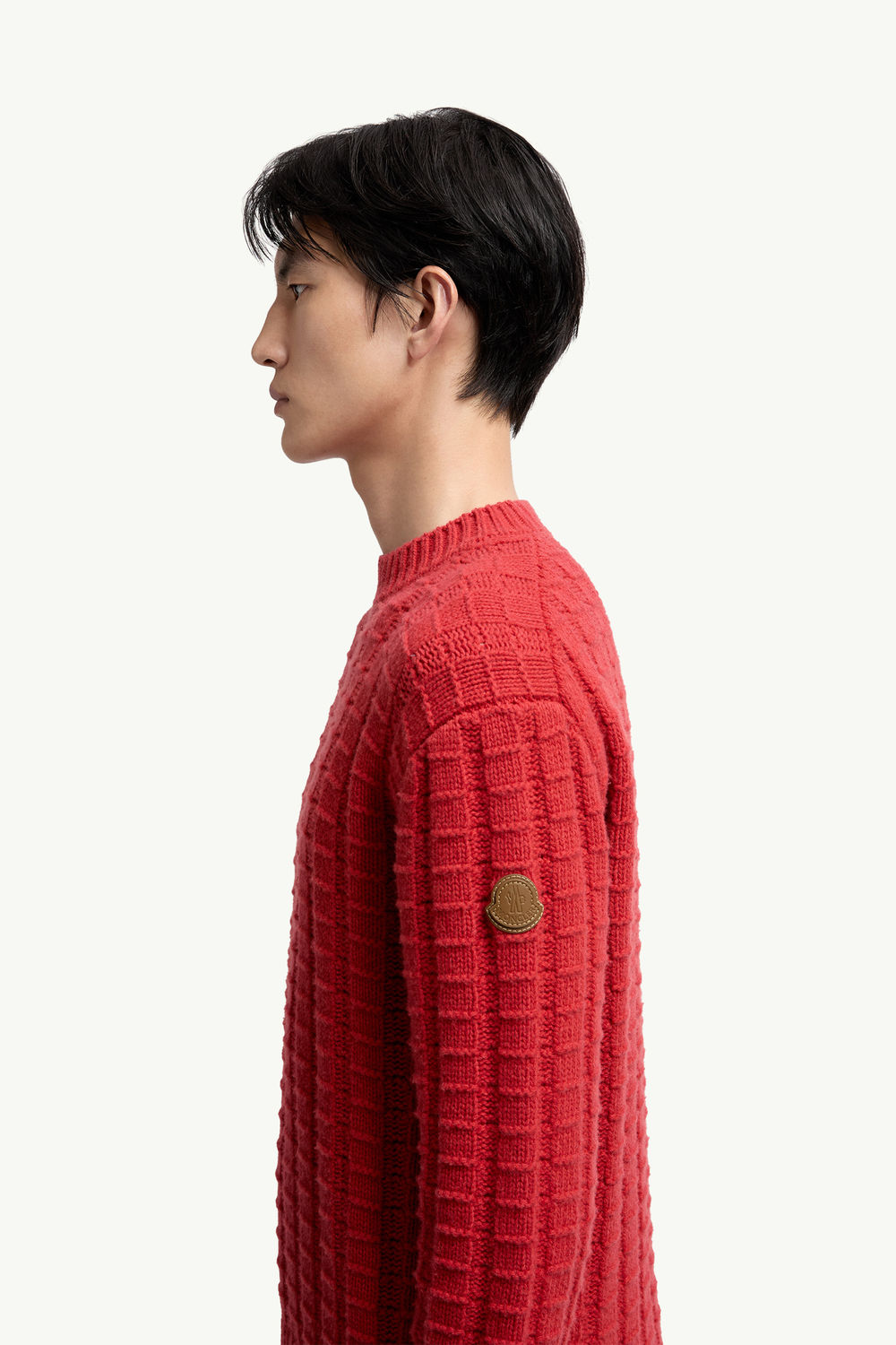 Wool & Cashmere Jumper Men Red Moncler 1