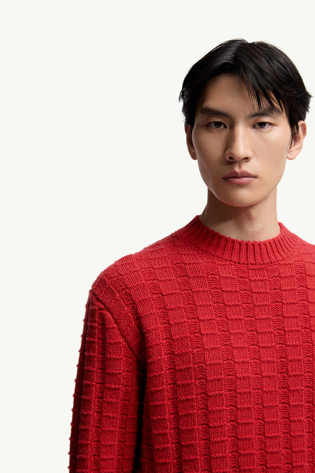 Jersey de lana y cachemira Hombre Rojo Moncler 5