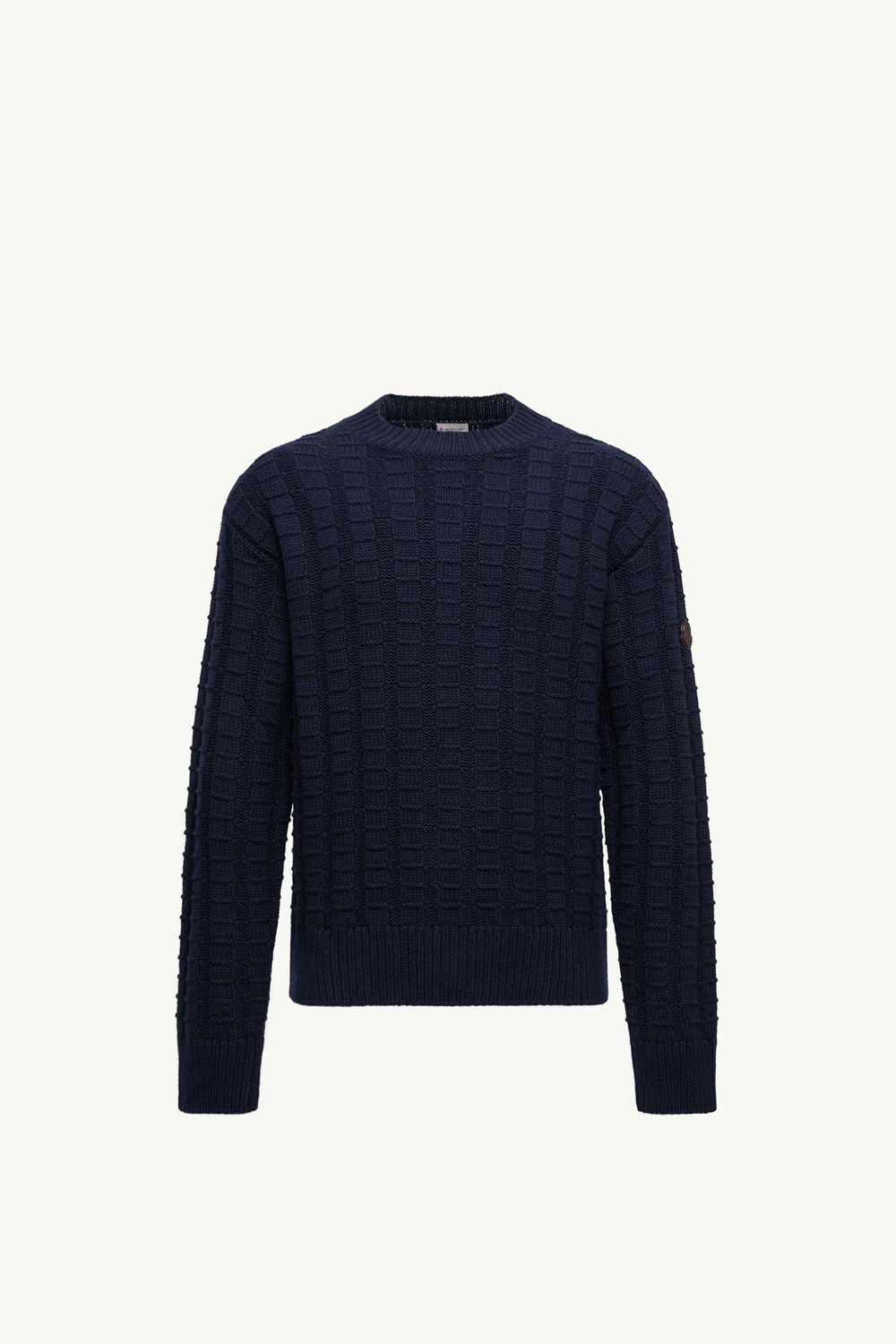Wool & Cashmere Jumper Men Navy Blue Moncler 2